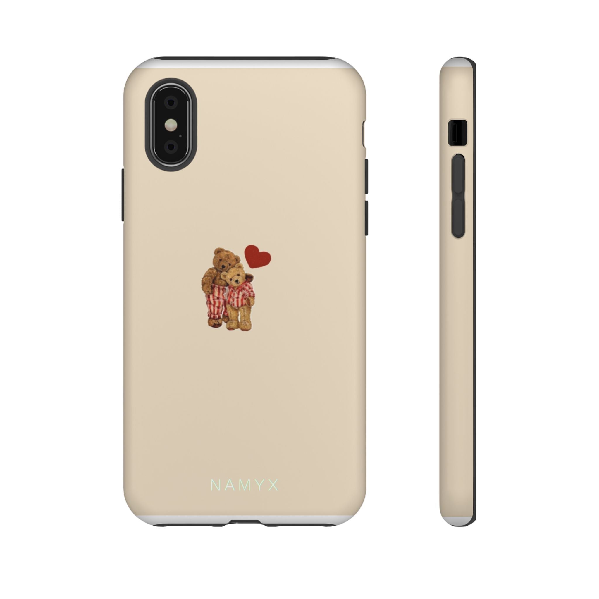 Teddy Heart Phone Case — Cute Vintage Plush Bear Protective iPhone Case