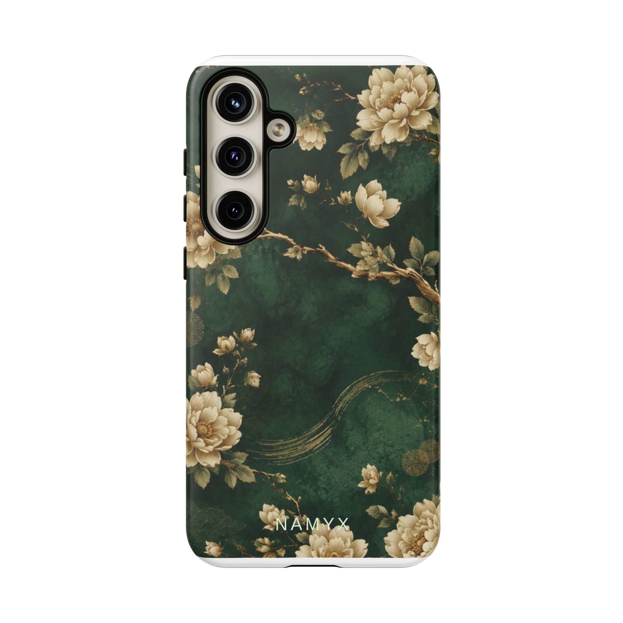 Floral Jade Tough Phone Case