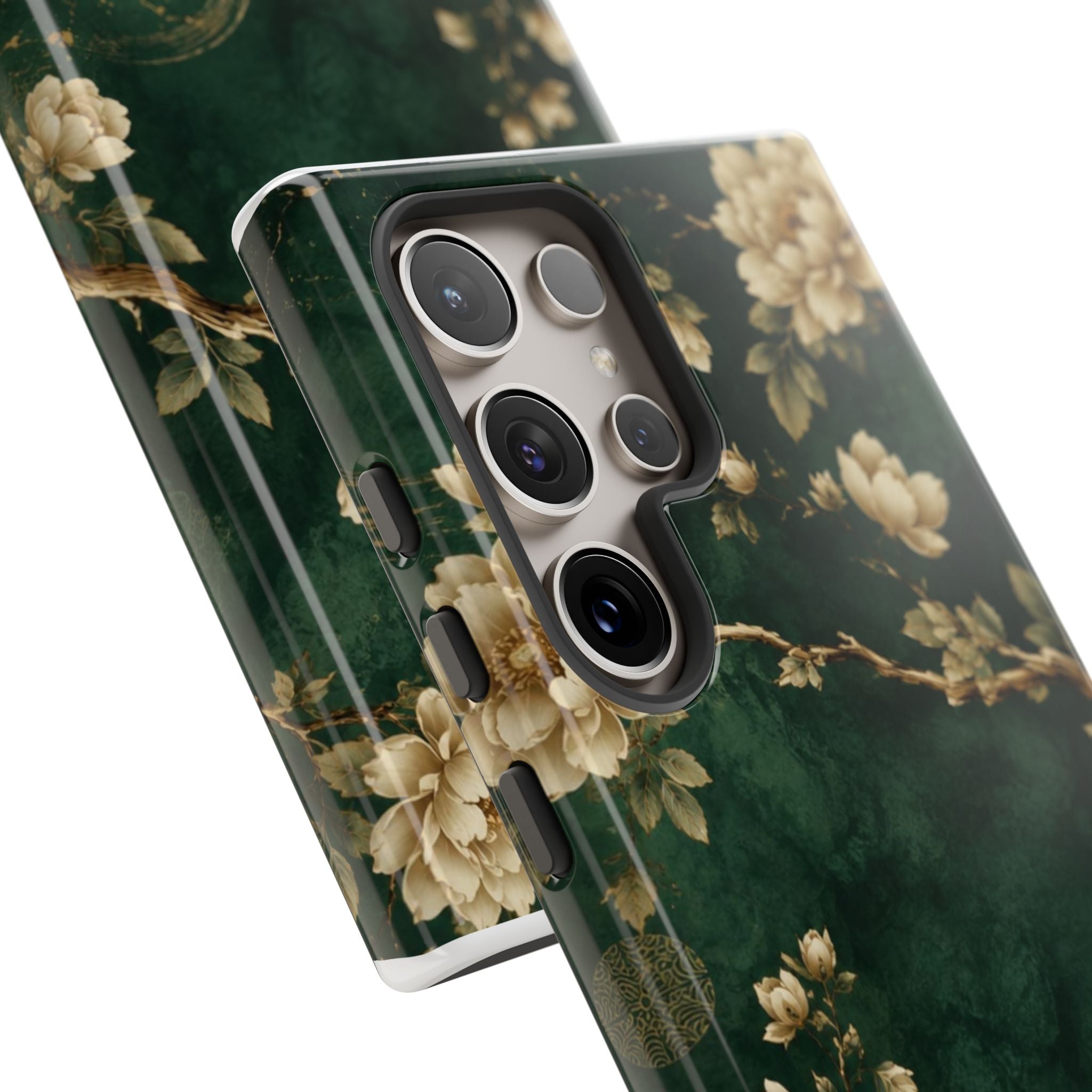 Floral Jade Tough Phone Case