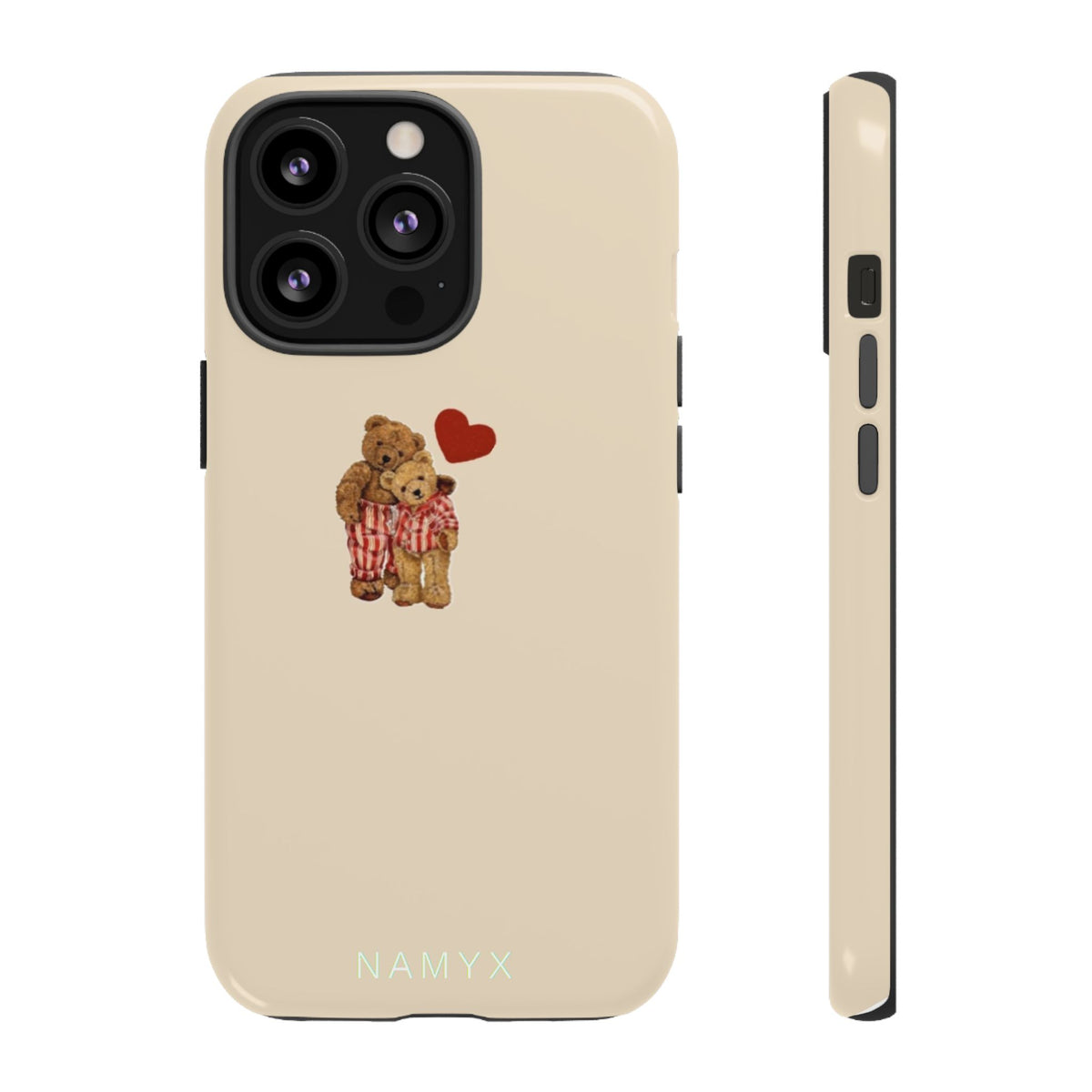 Teddy Heart Phone Case — Cute Vintage Plush Bear Protective iPhone Case