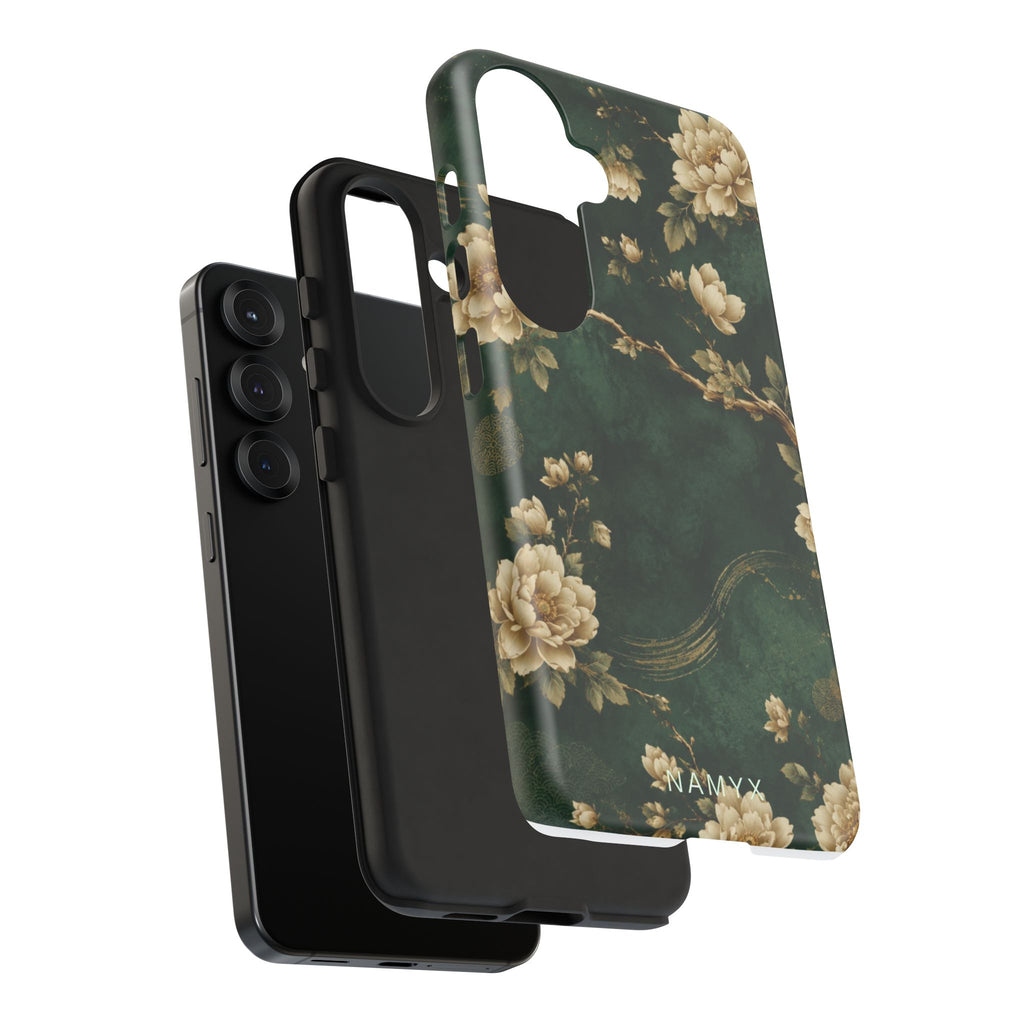 Floral Jade Tough Phone Case