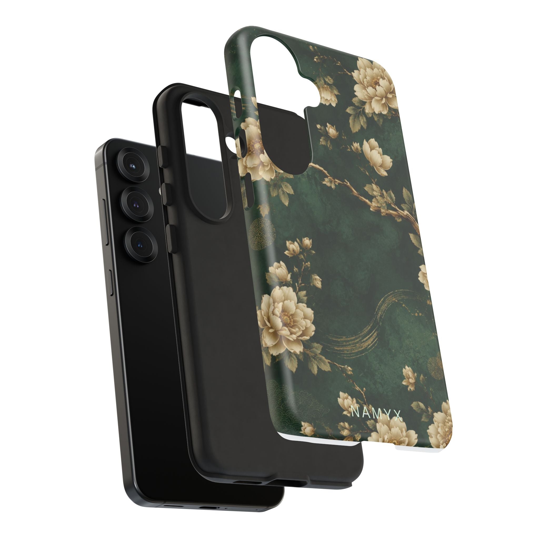 Floral Jade Tough Phone Case