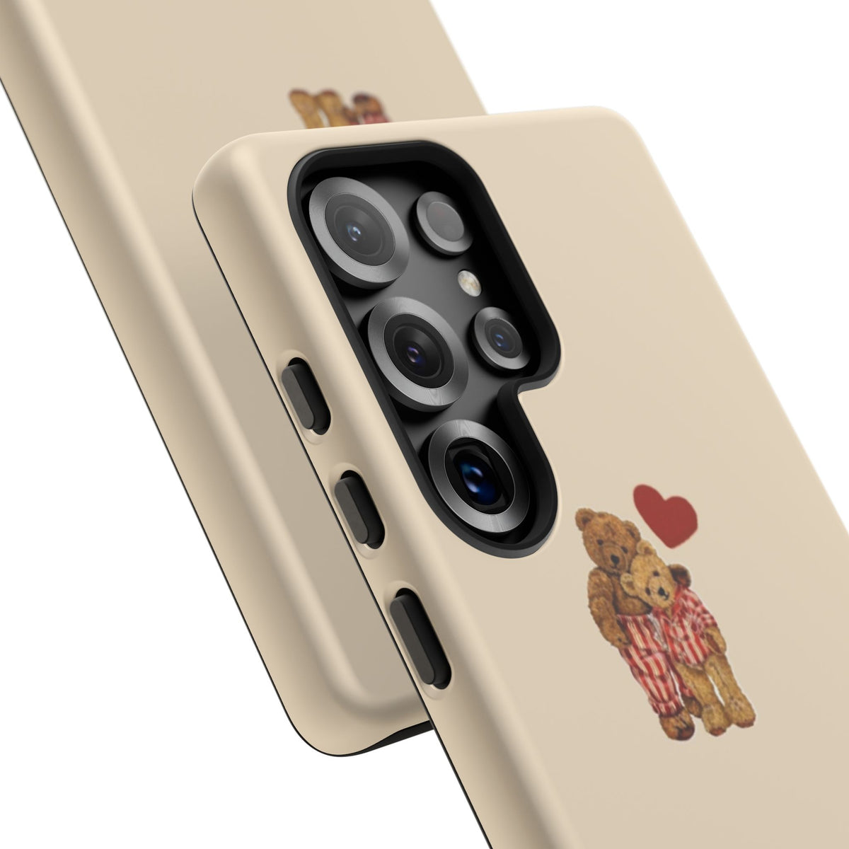 Teddy Heart Phone Case — Cute Vintage Plush Bear Protective iPhone Case