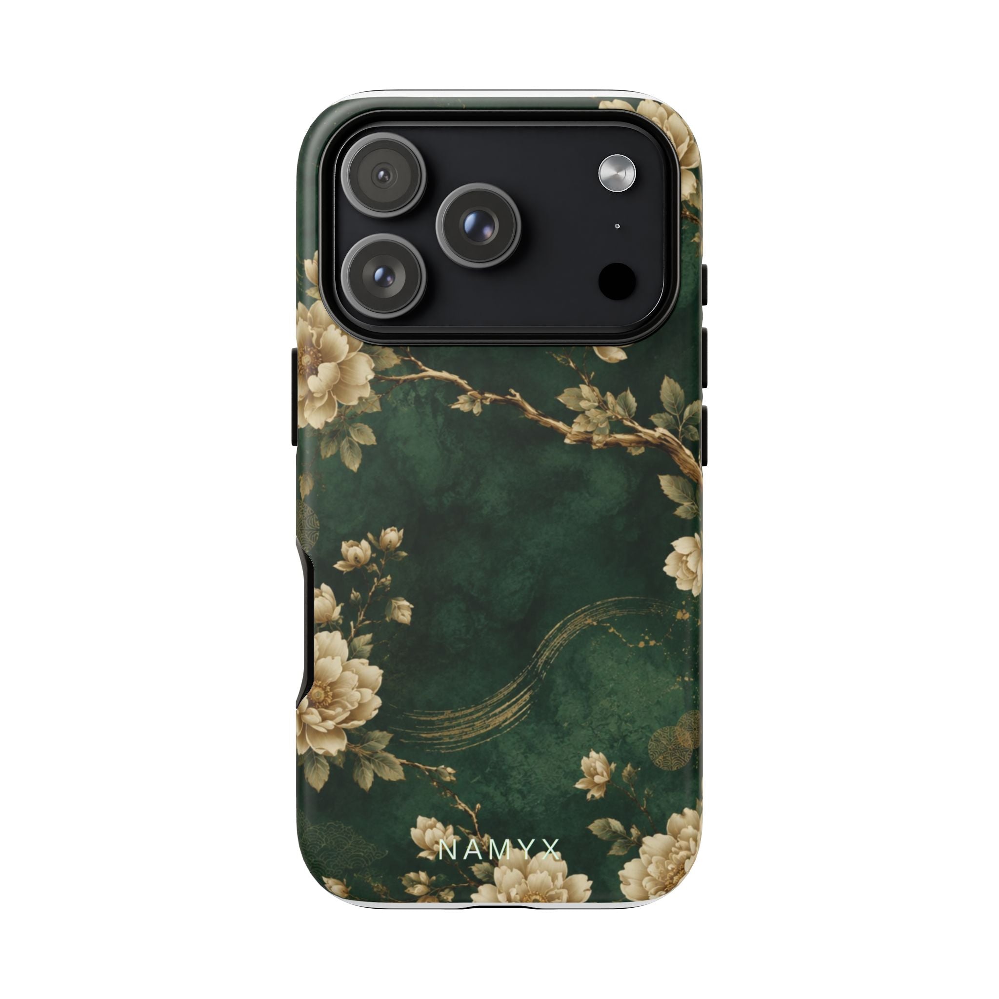 Floral Jade Tough Phone Case