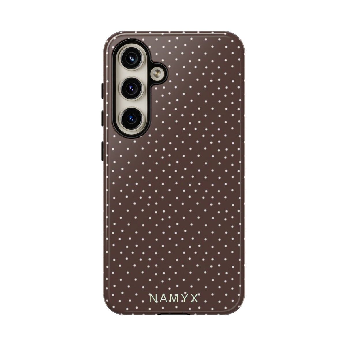 Brown Polka Dot Tough Phone Case - Slim Protective iPhone Cover