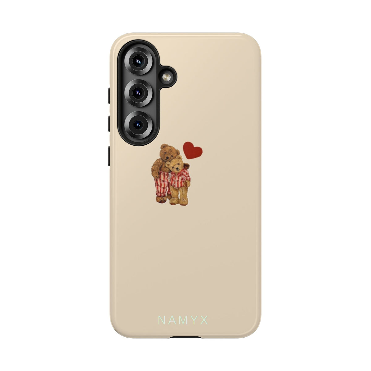 Teddy Heart Phone Case — Cute Vintage Plush Bear Protective iPhone Case
