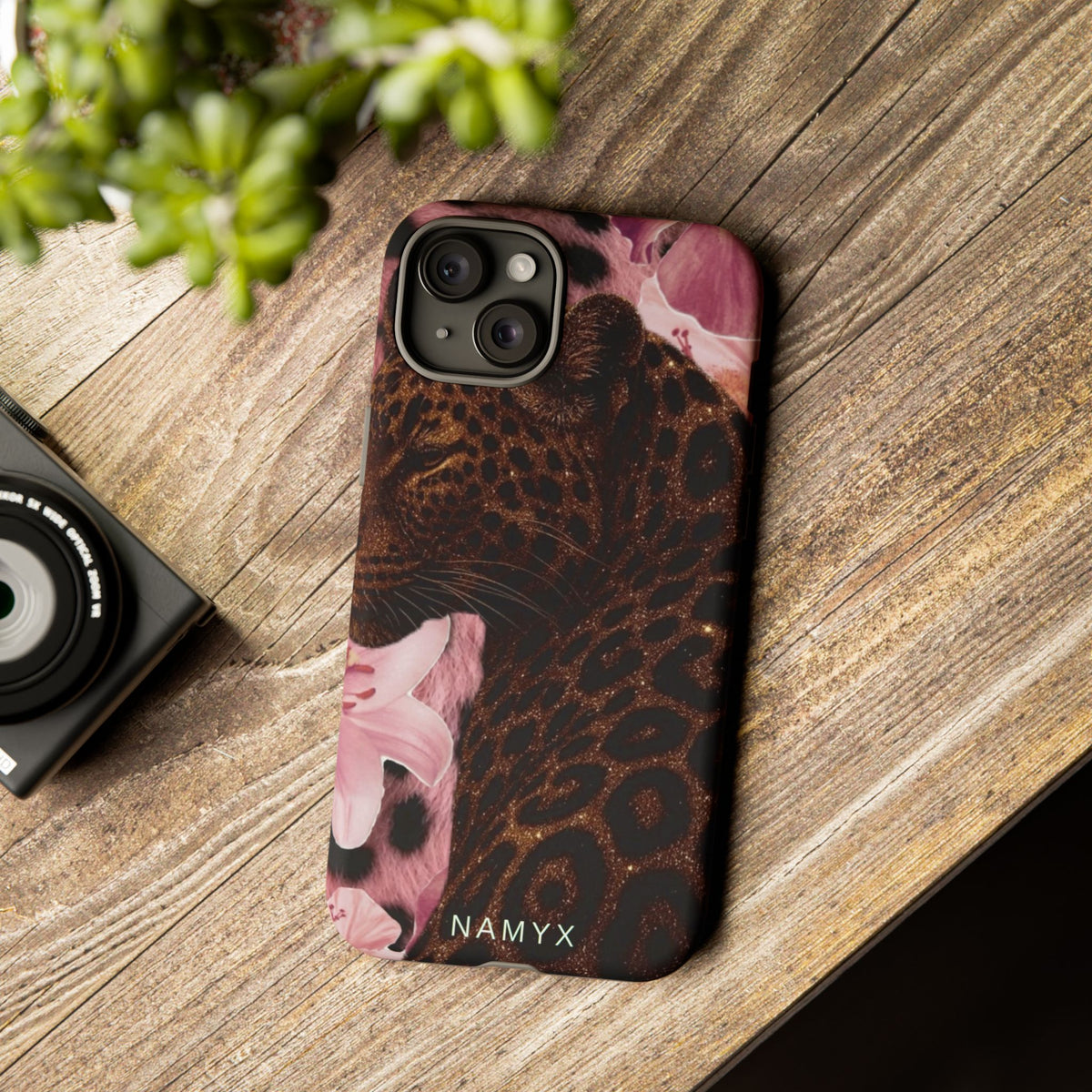 Leopard Bloom Phone Case – Floral Leopard Tough Case