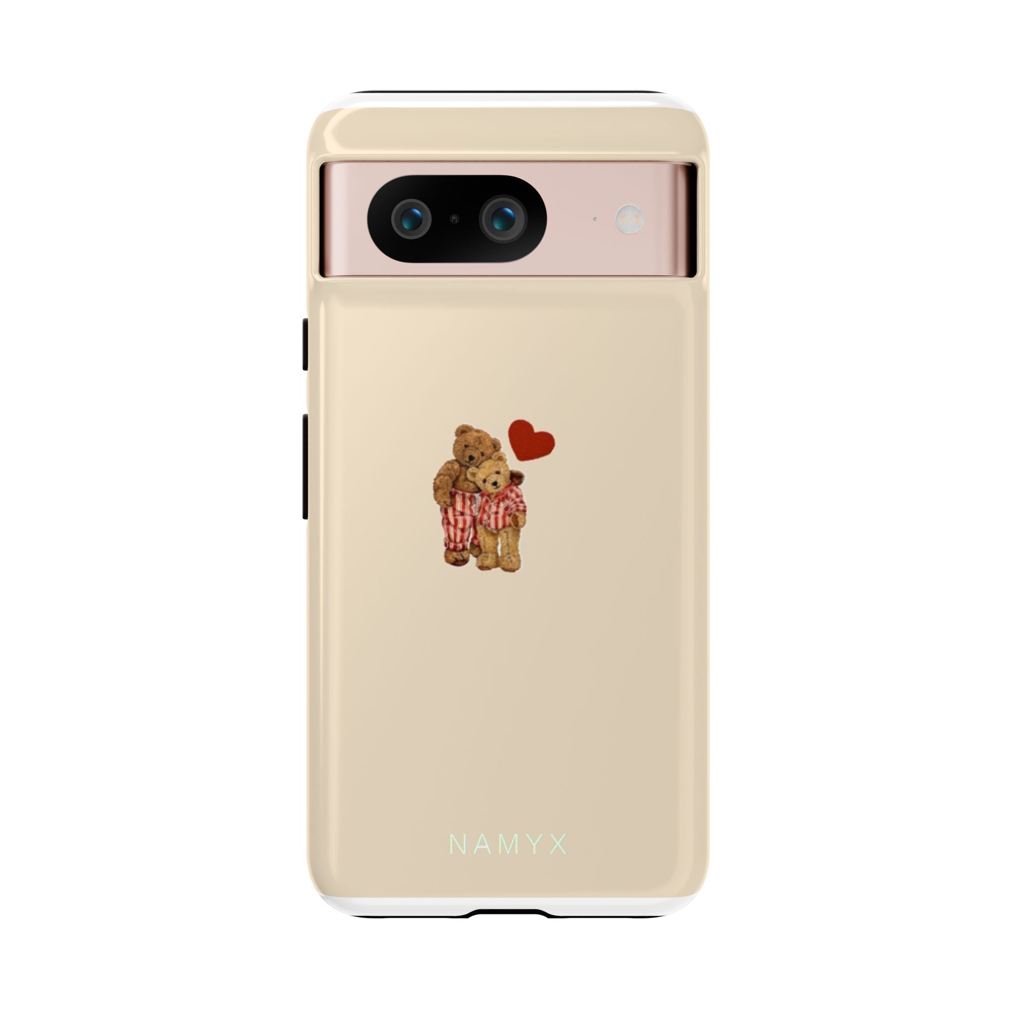Teddy Heart Phone Case — Cute Vintage Plush Bear Protective iPhone Case