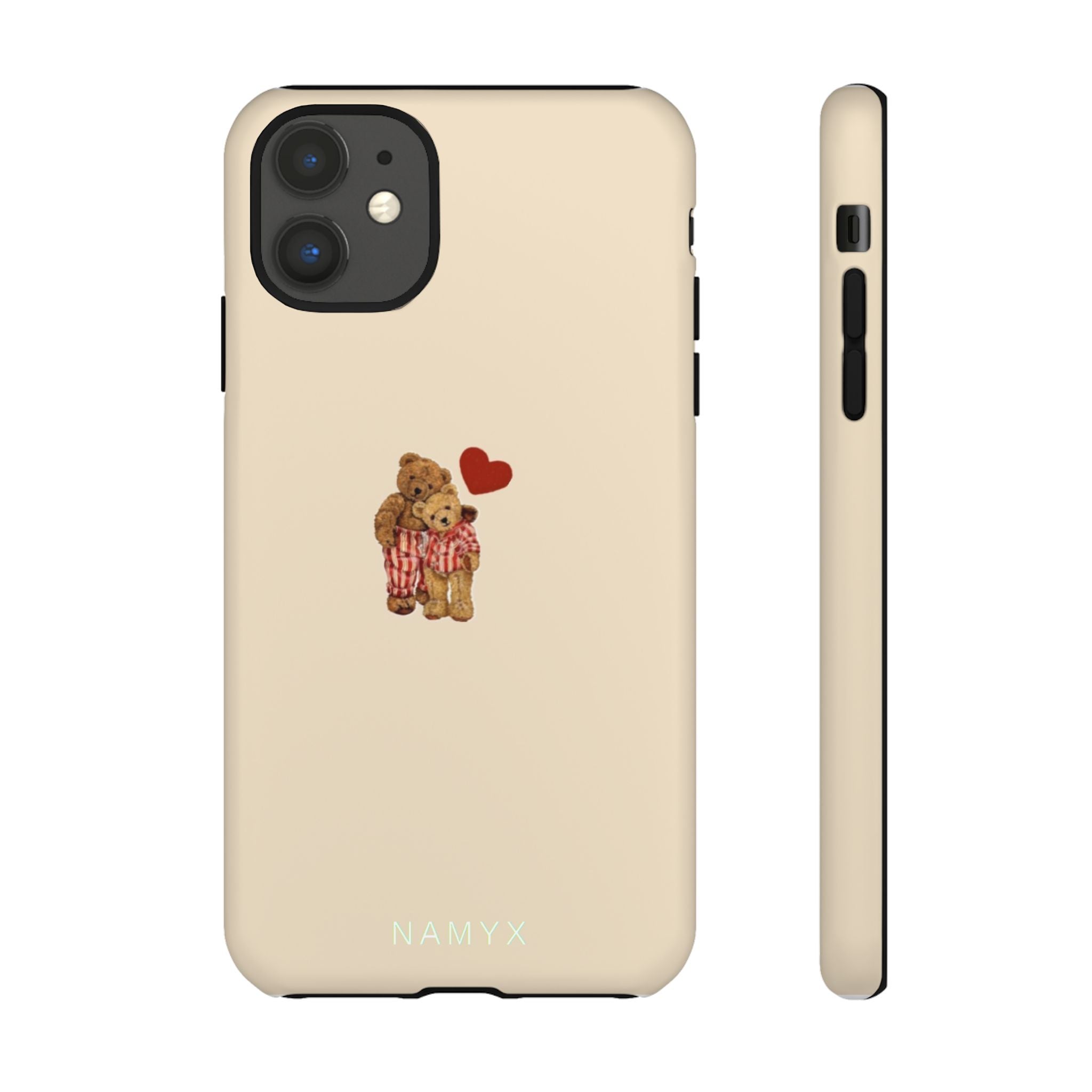 Teddy Heart Phone Case — Cute Vintage Plush Bear Protective iPhone Case