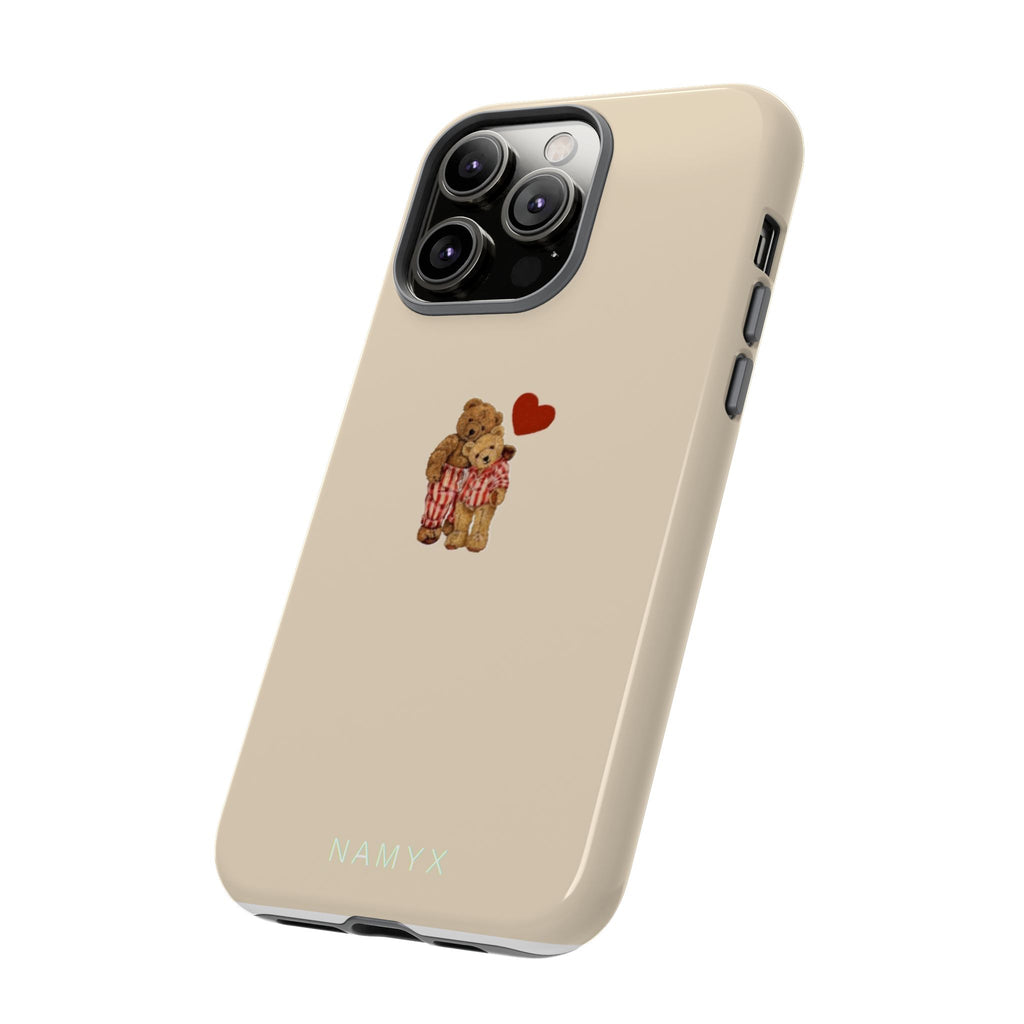 Teddy Heart Phone Case — Cute Vintage Plush Bear Protective iPhone Case