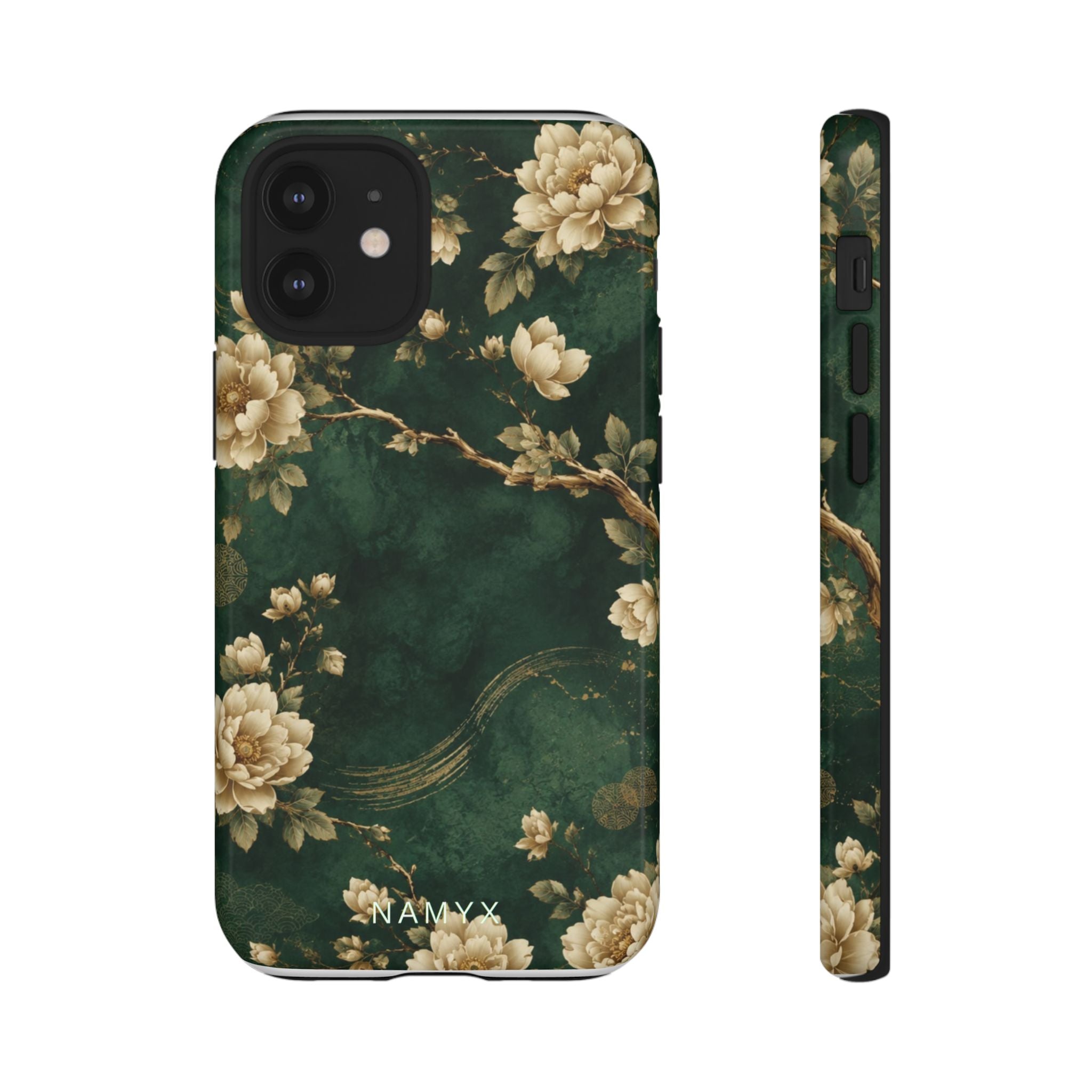 Floral Jade Tough Phone Case