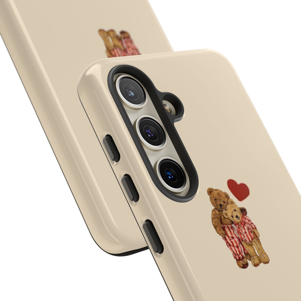 Teddy Heart Phone Case — Cute Vintage Plush Bear Protective iPhone Case
