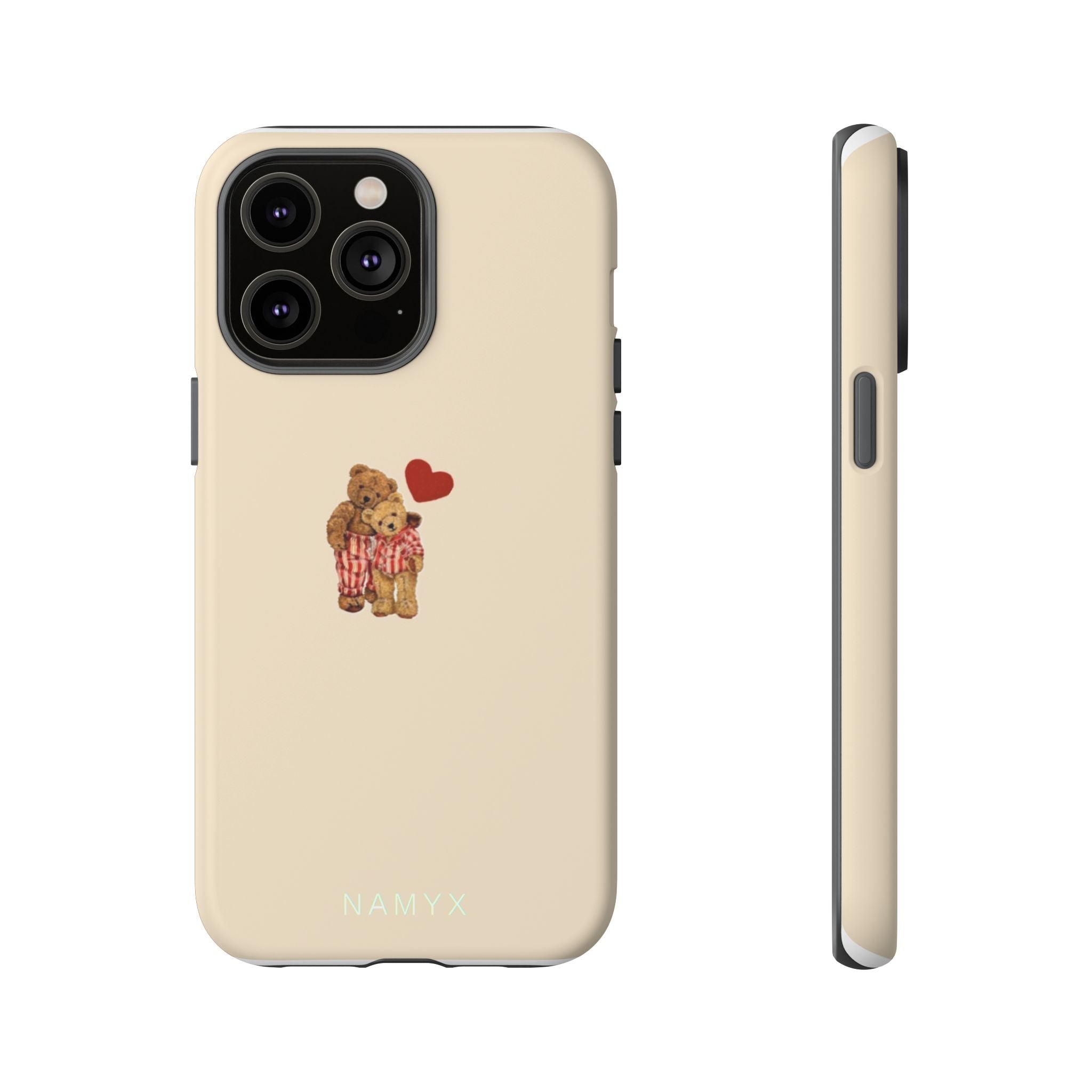 Teddy Heart Phone Case — Cute Vintage Plush Bear Protective iPhone Case
