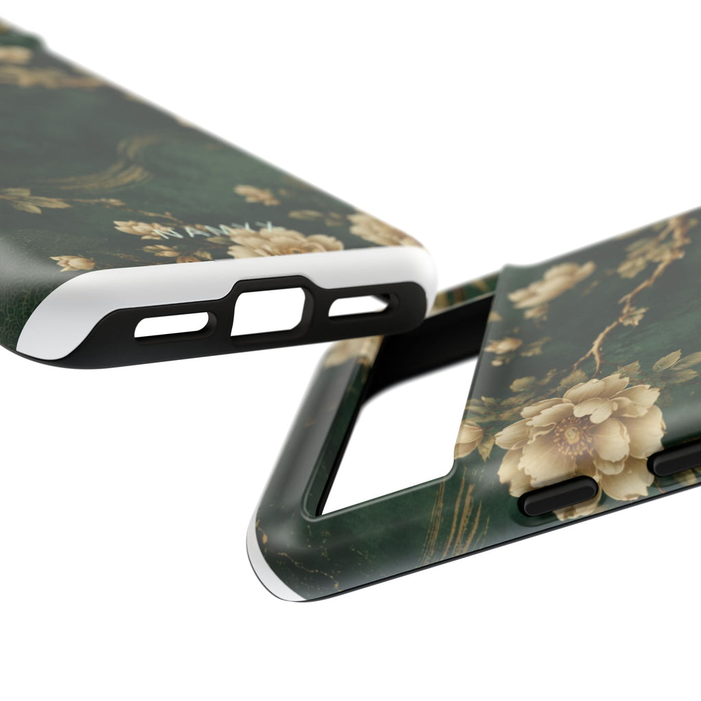 Floral Jade Tough Phone Case