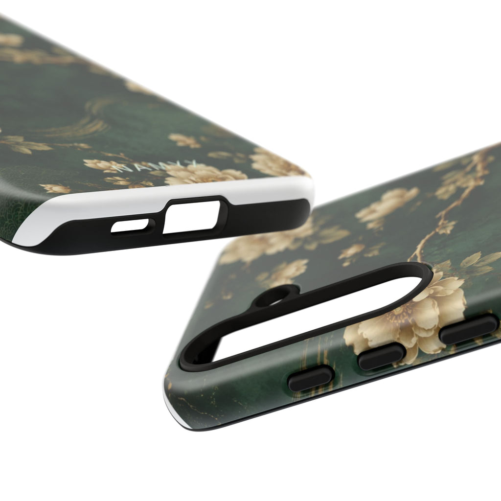Floral Jade Tough Phone Case