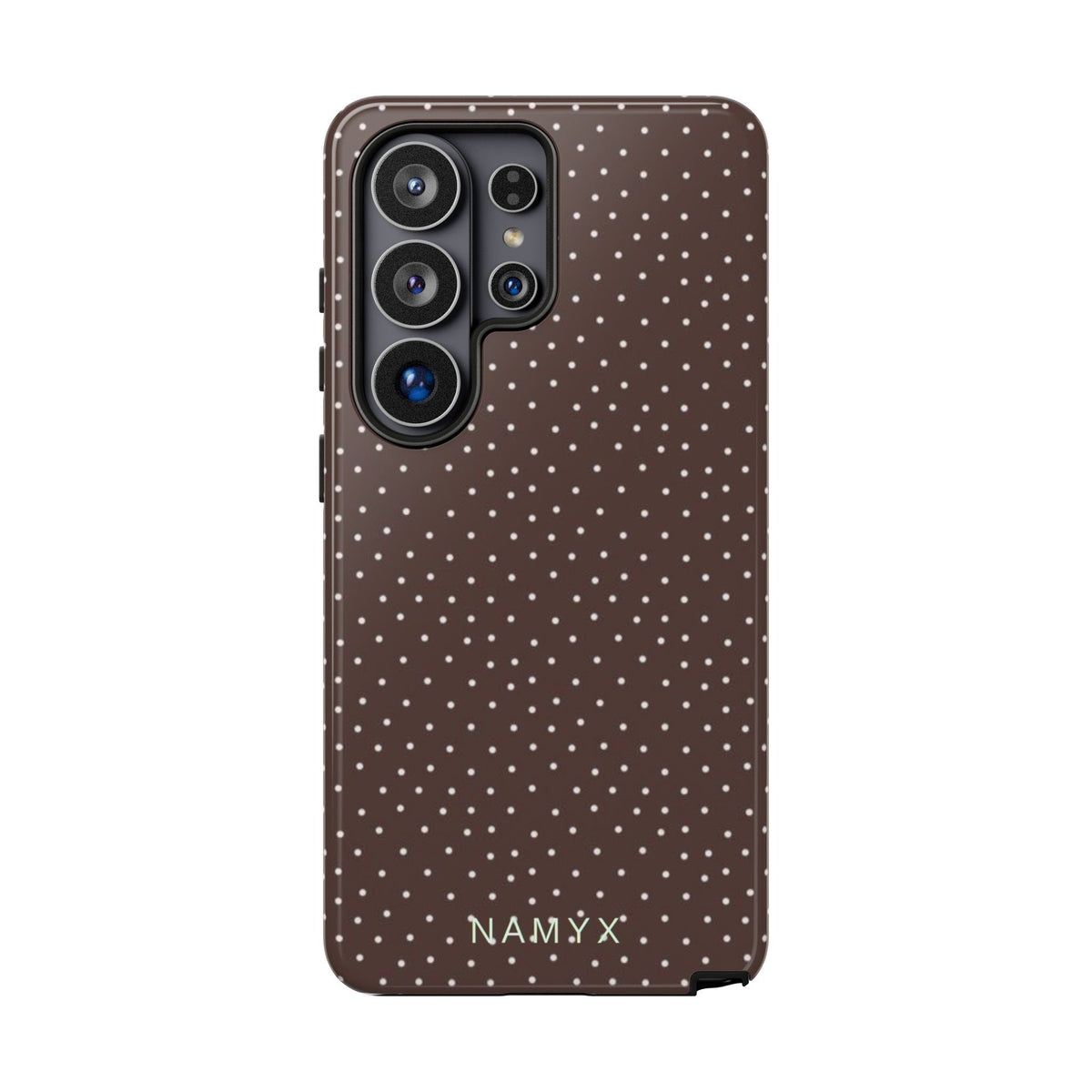 Brown Polka Dot Tough Phone Case - Slim Protective iPhone Cover