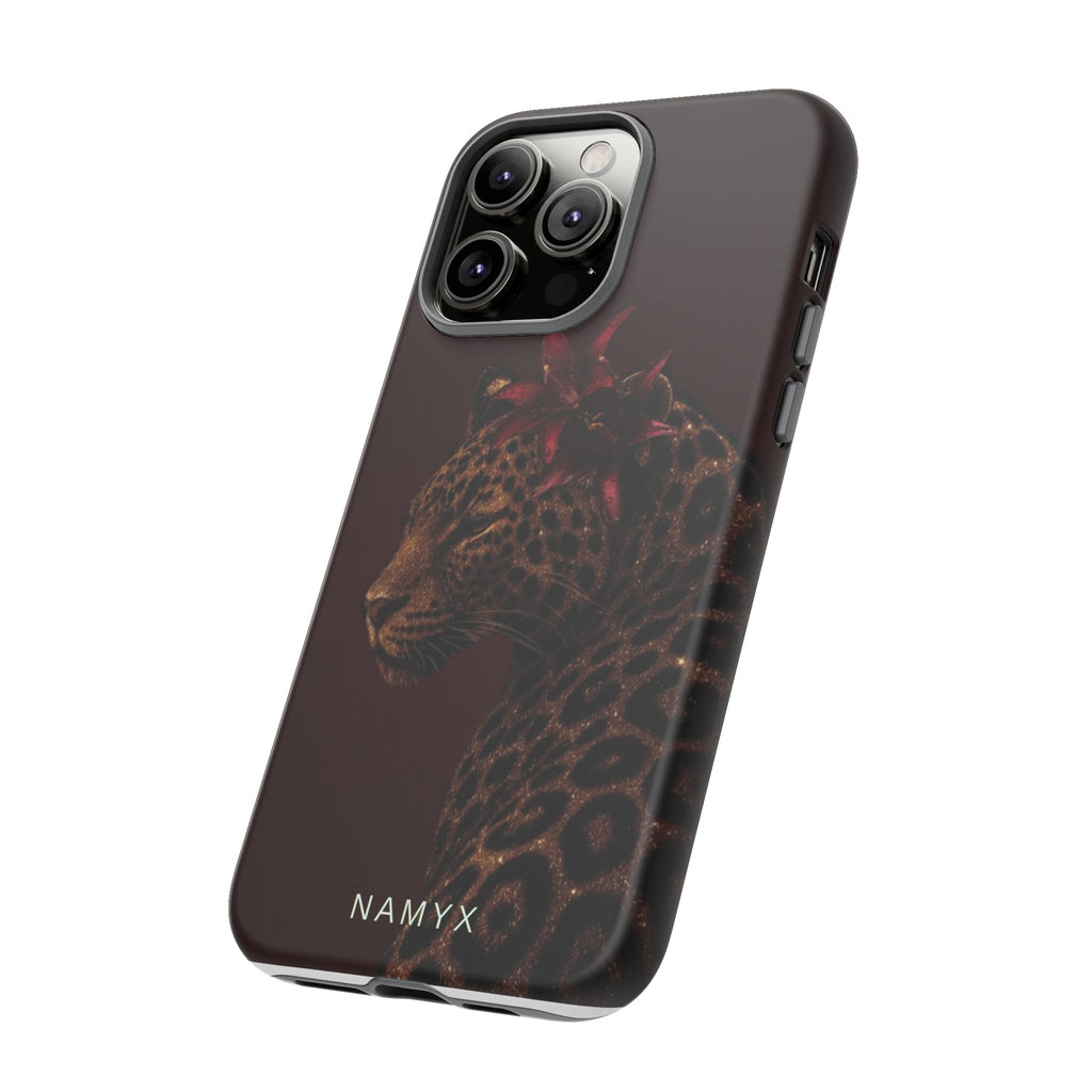Leopard Floral Tough Phone Case