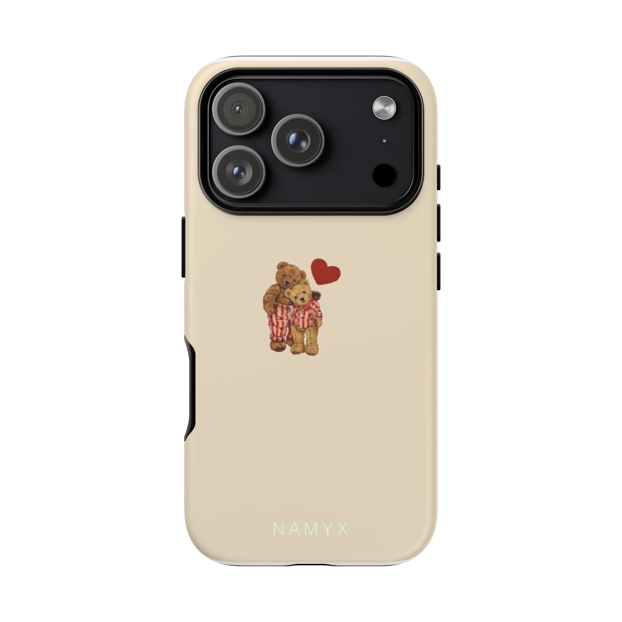 Teddy Heart Phone Case — Cute Vintage Plush Bear Protective iPhone Case