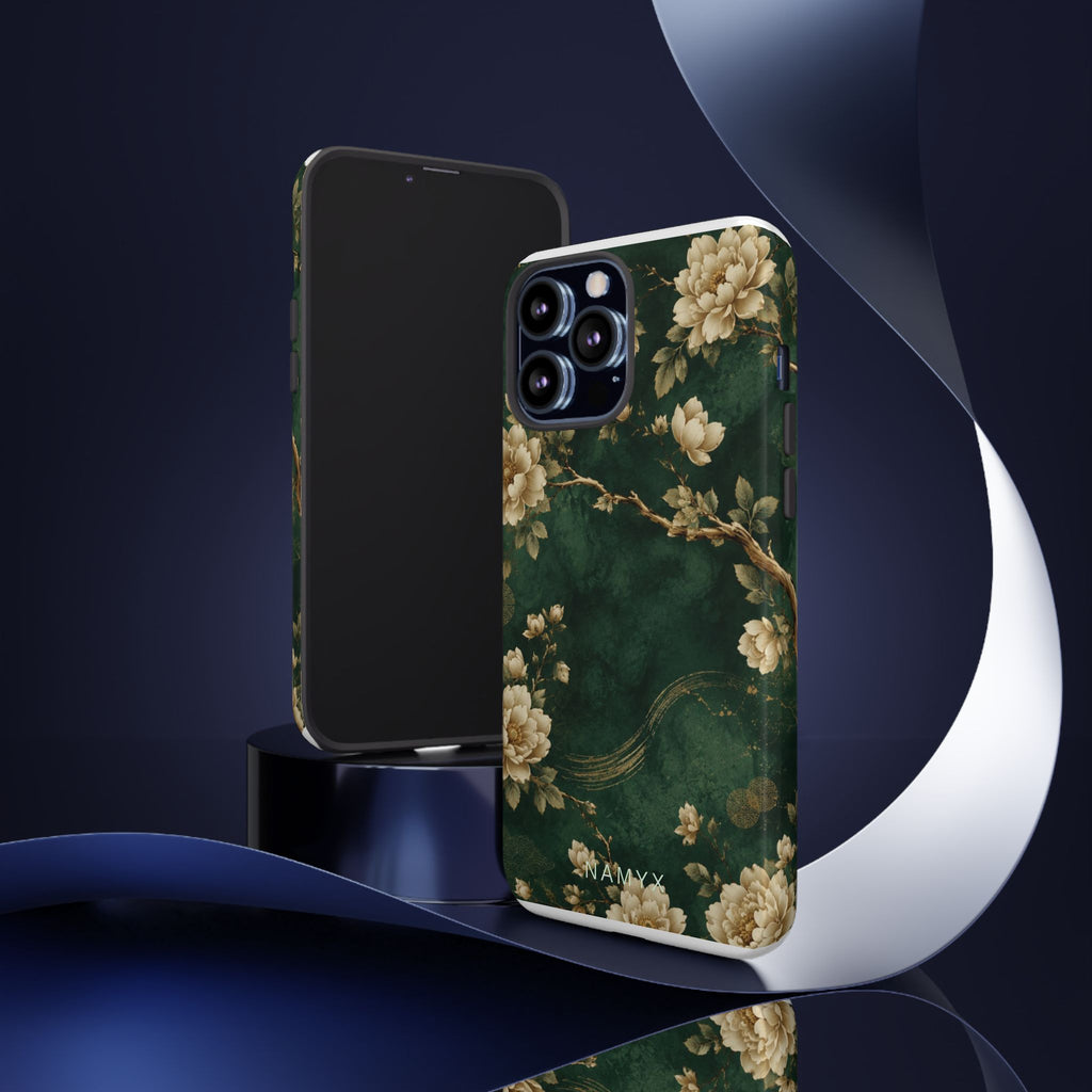 Floral Jade Tough Phone Case