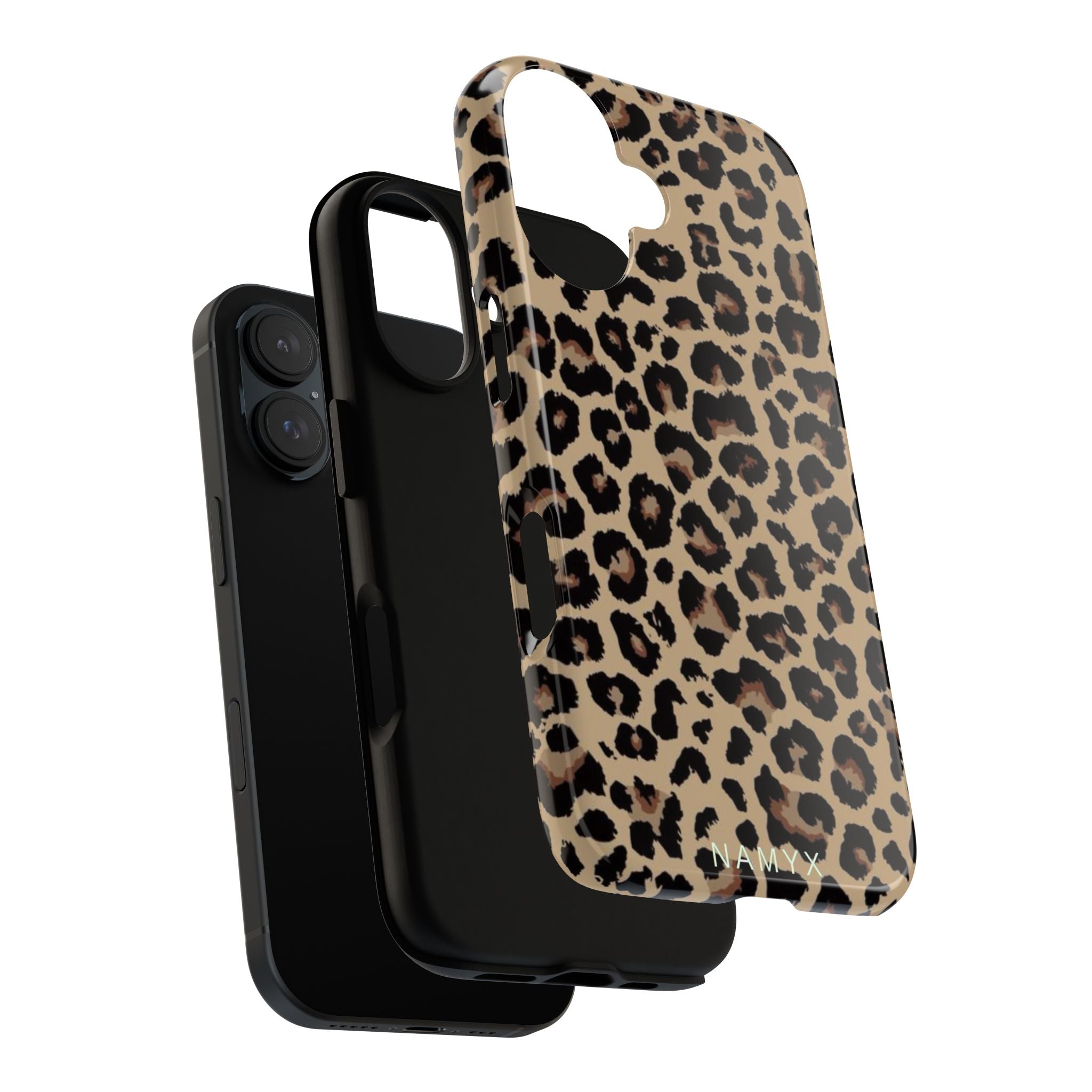 Leopard Print Tough Phone Case – Durable Protective Animal Print Phone Cover