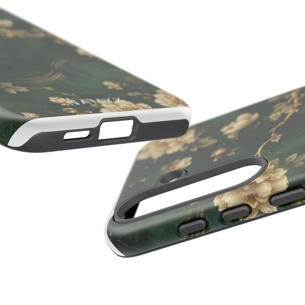 Floral Jade Tough Phone Case