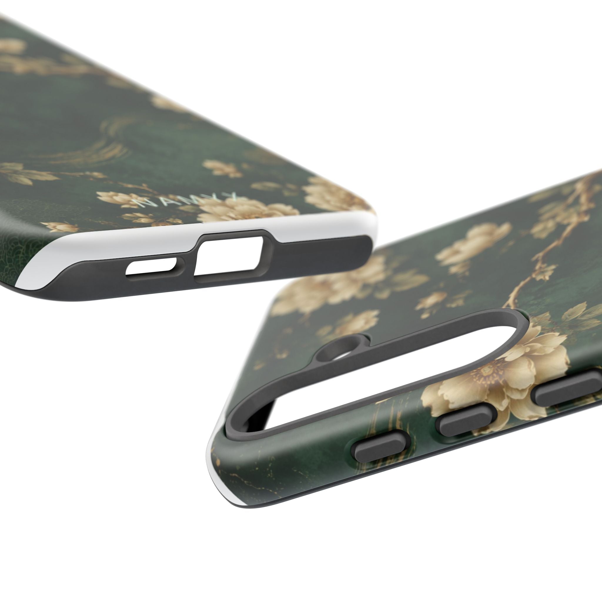 Floral Jade Tough Phone Case