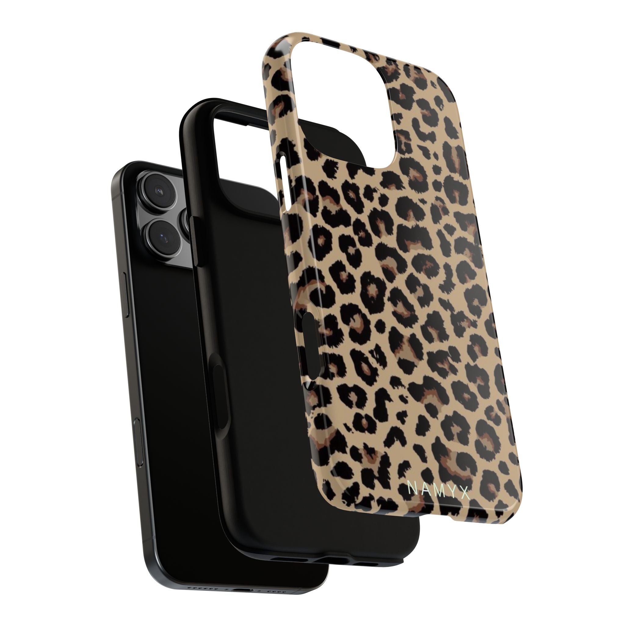 Leopard Print Tough Phone Case – Durable Protective Animal Print Phone Cover