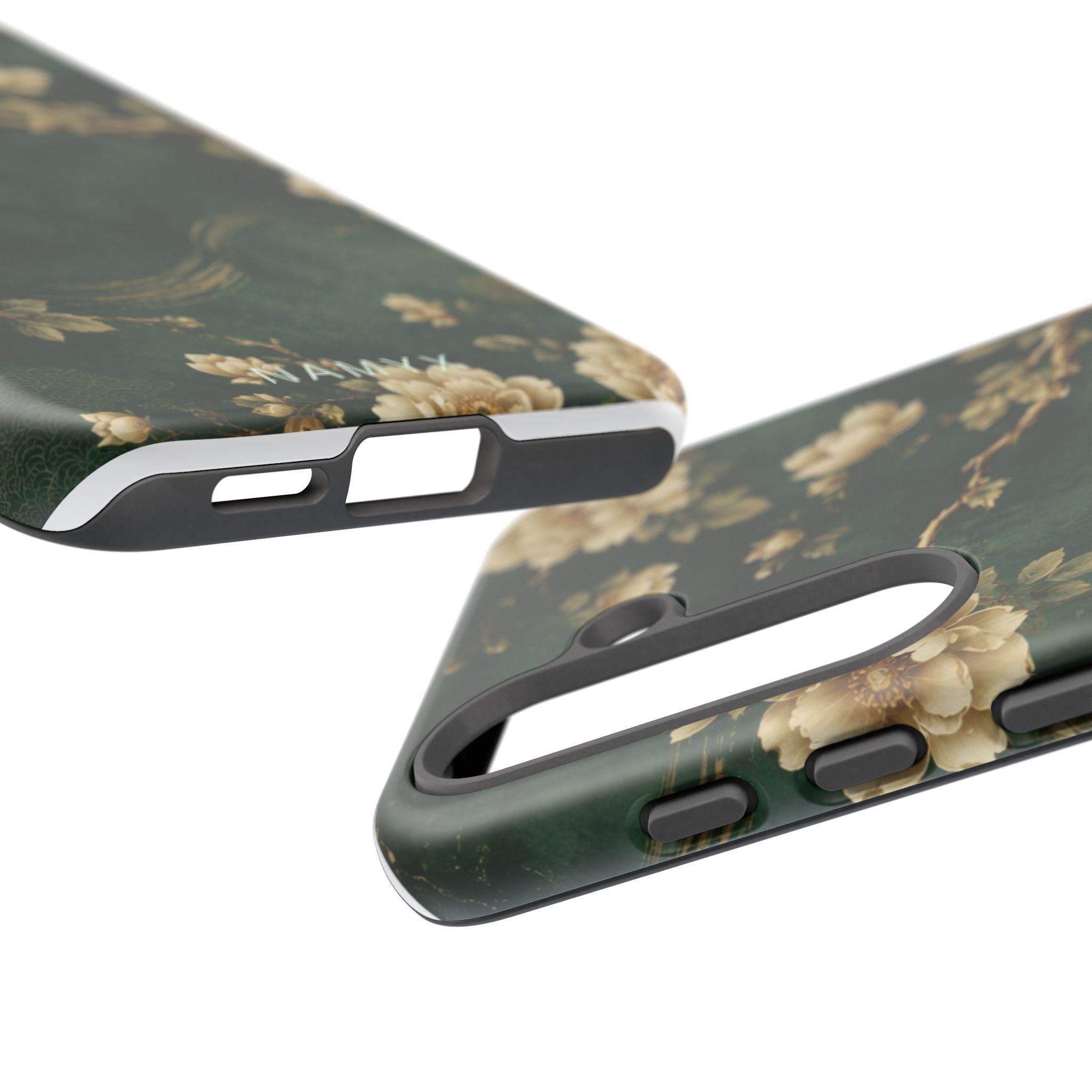 Floral Jade Tough Phone Case