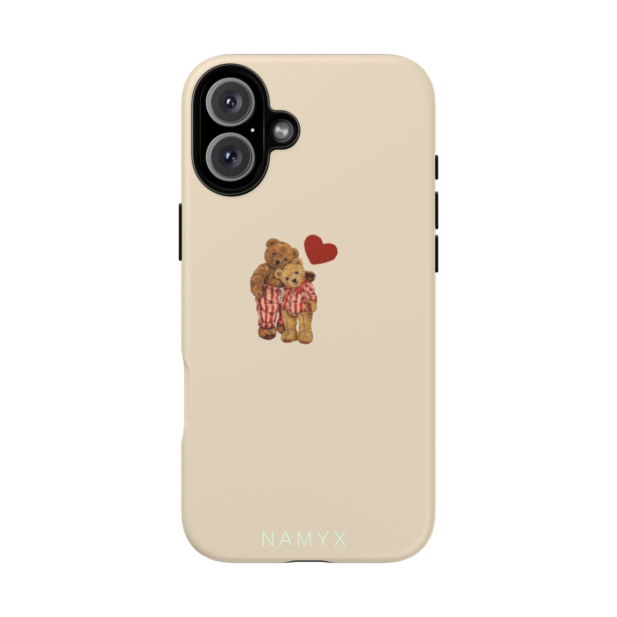 Teddy Heart Phone Case — Cute Vintage Plush Bear Protective iPhone Case
