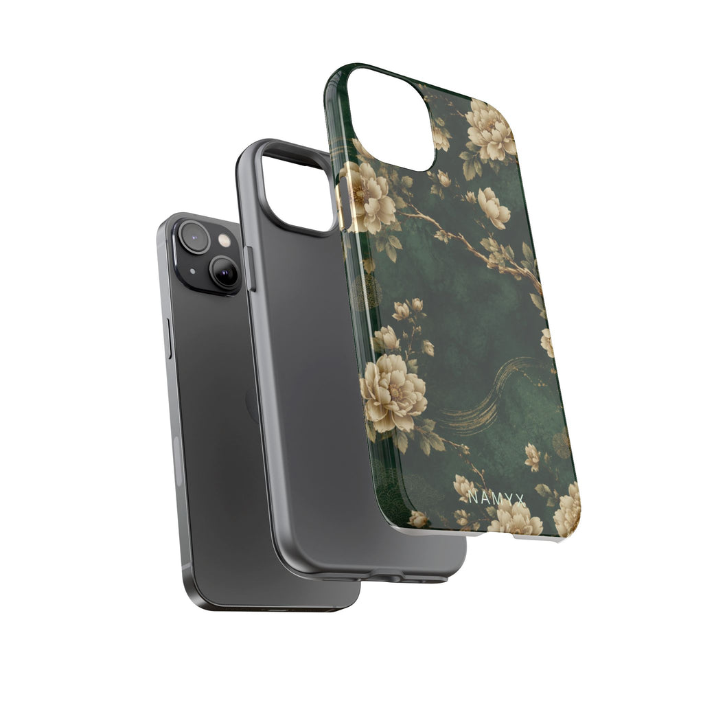 Floral Jade Tough Phone Case