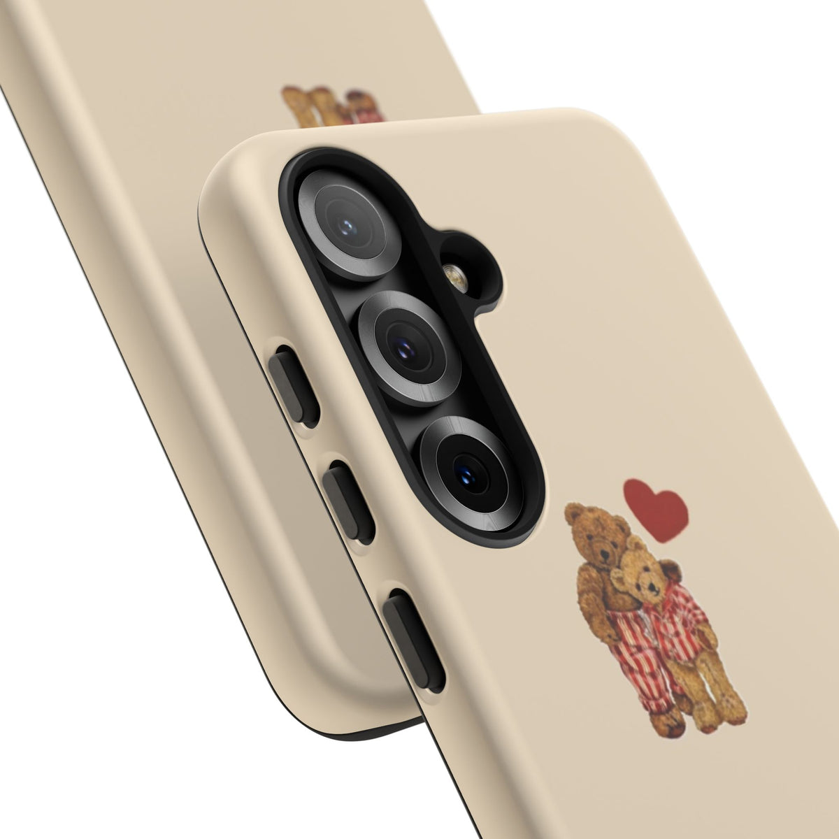 Teddy Heart Phone Case — Cute Vintage Plush Bear Protective iPhone Case