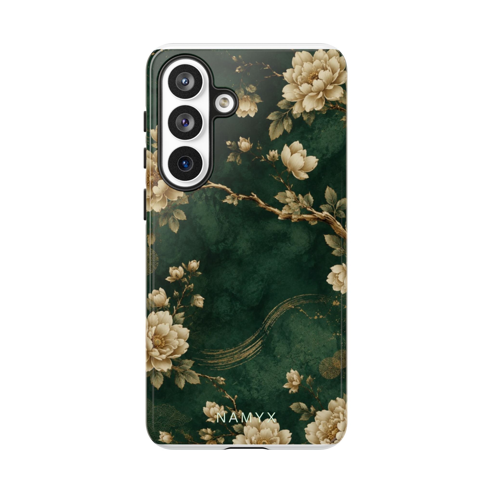Floral Jade Tough Phone Case