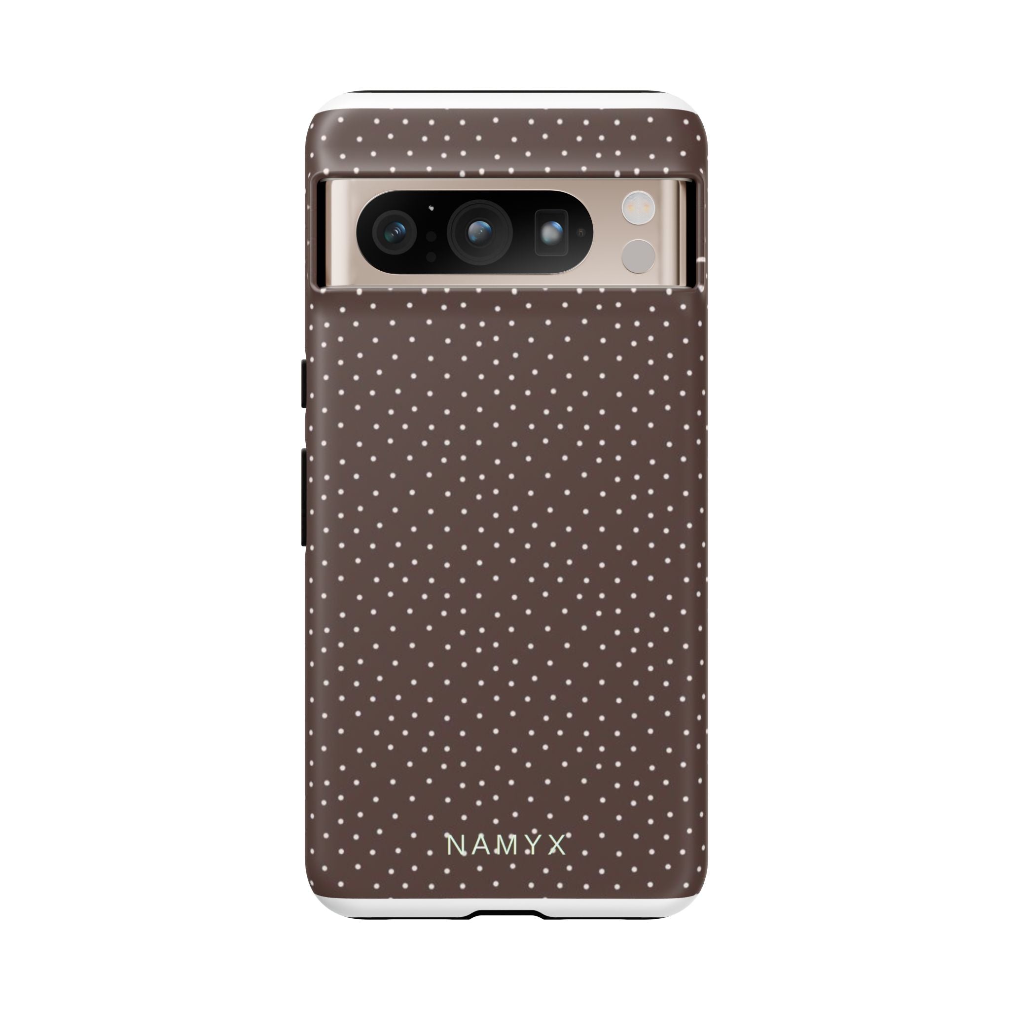 Brown Polka Dot Tough Phone Case - Slim Protective iPhone Cover