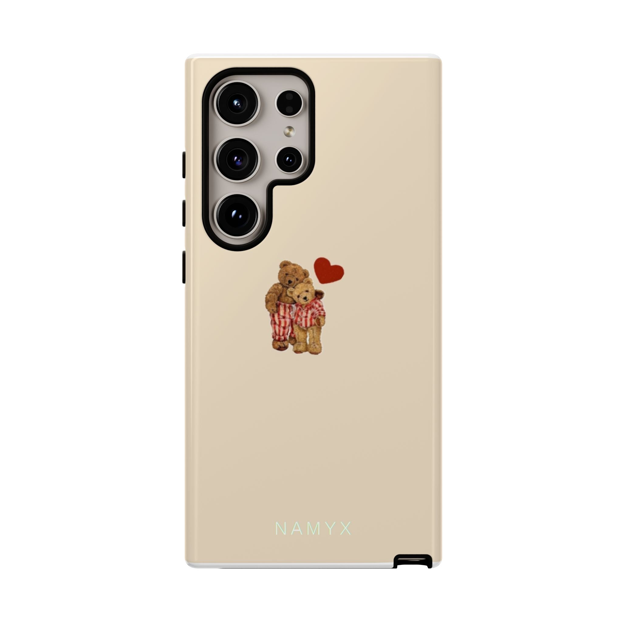Teddy Heart Phone Case — Cute Vintage Plush Bear Protective iPhone Case