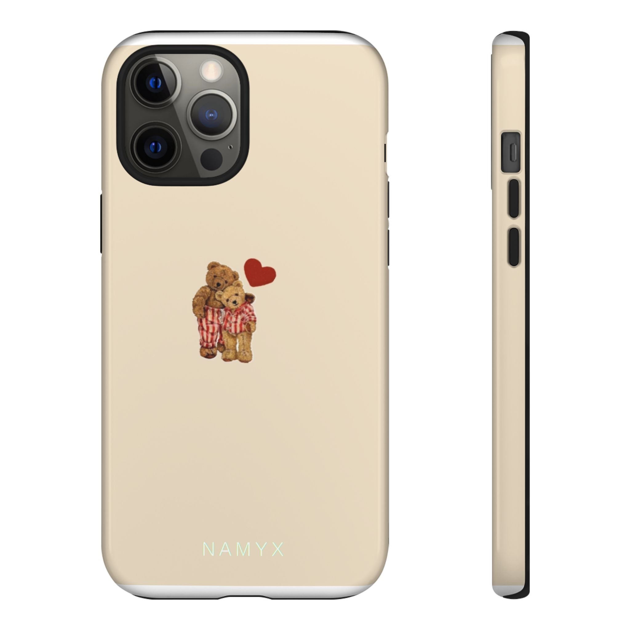 Teddy Heart Phone Case — Cute Vintage Plush Bear Protective iPhone Case