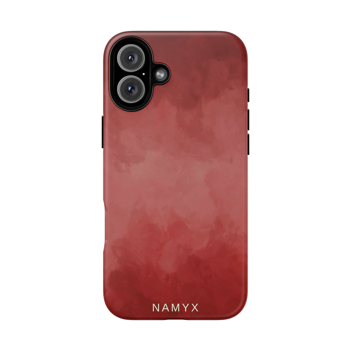Red Watercolor Tough Phone Case — Durable Protective iPhone Cover