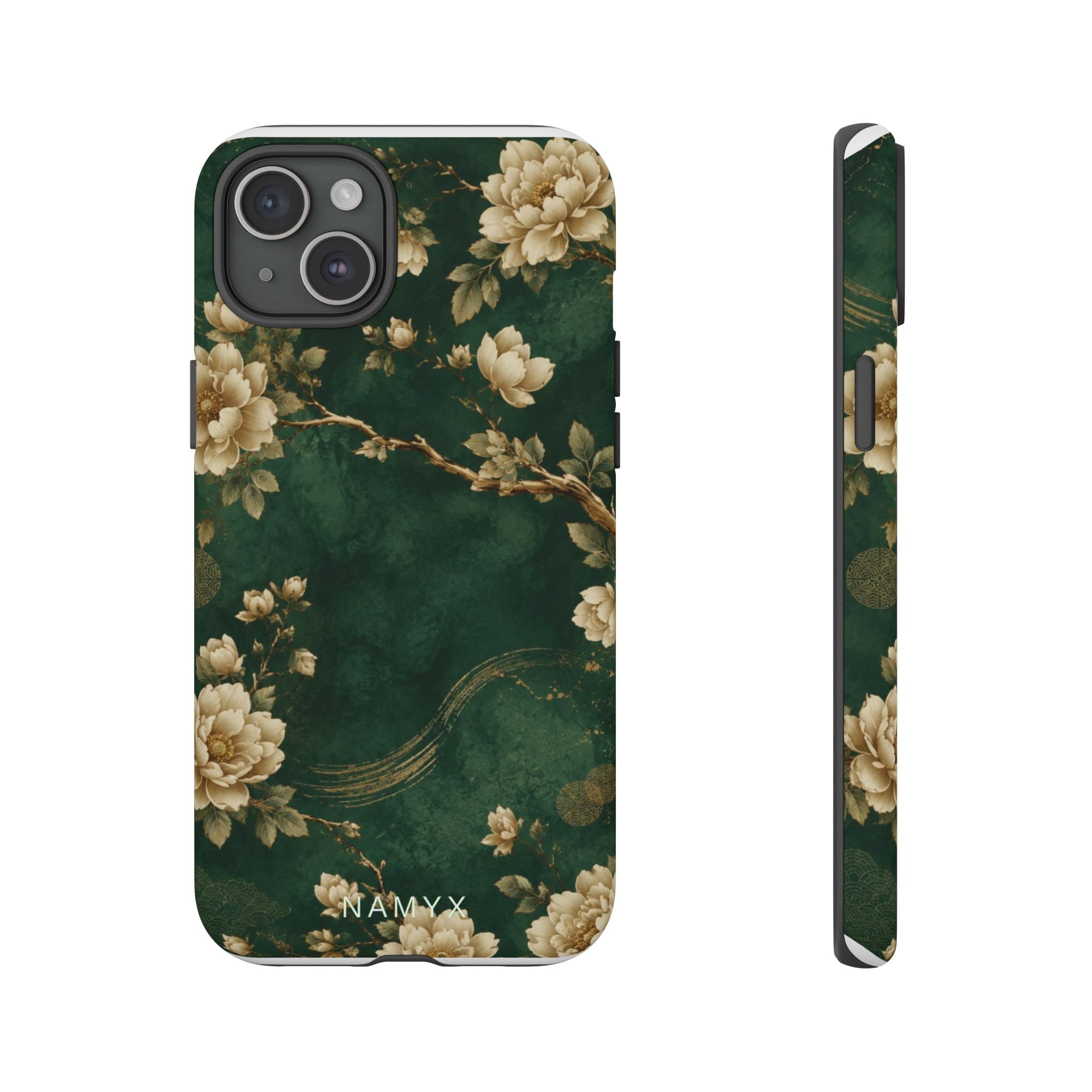 Floral Jade Tough Phone Case