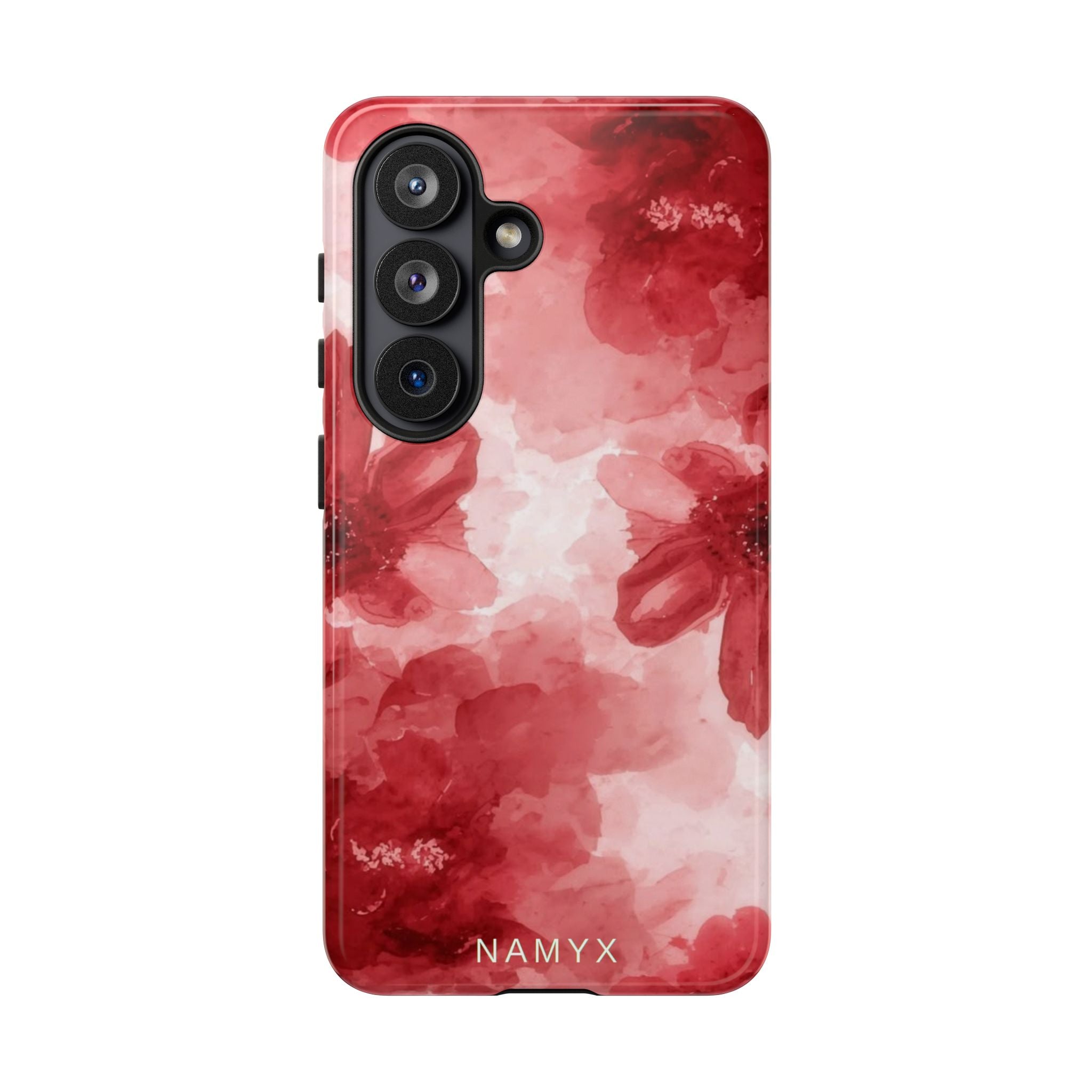 Floral Red Watercolor Tough Phone Case