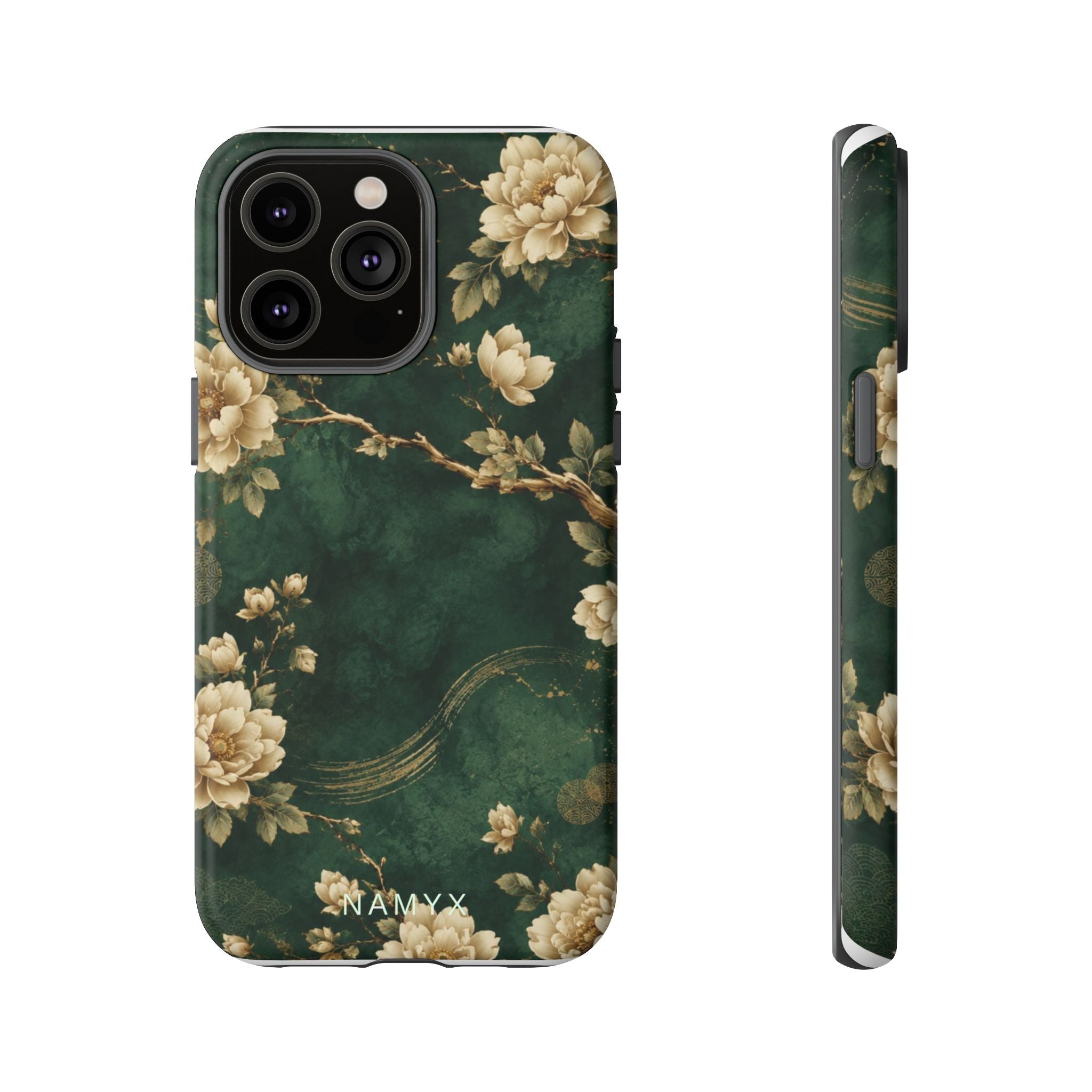 Floral Jade Tough Phone Case
