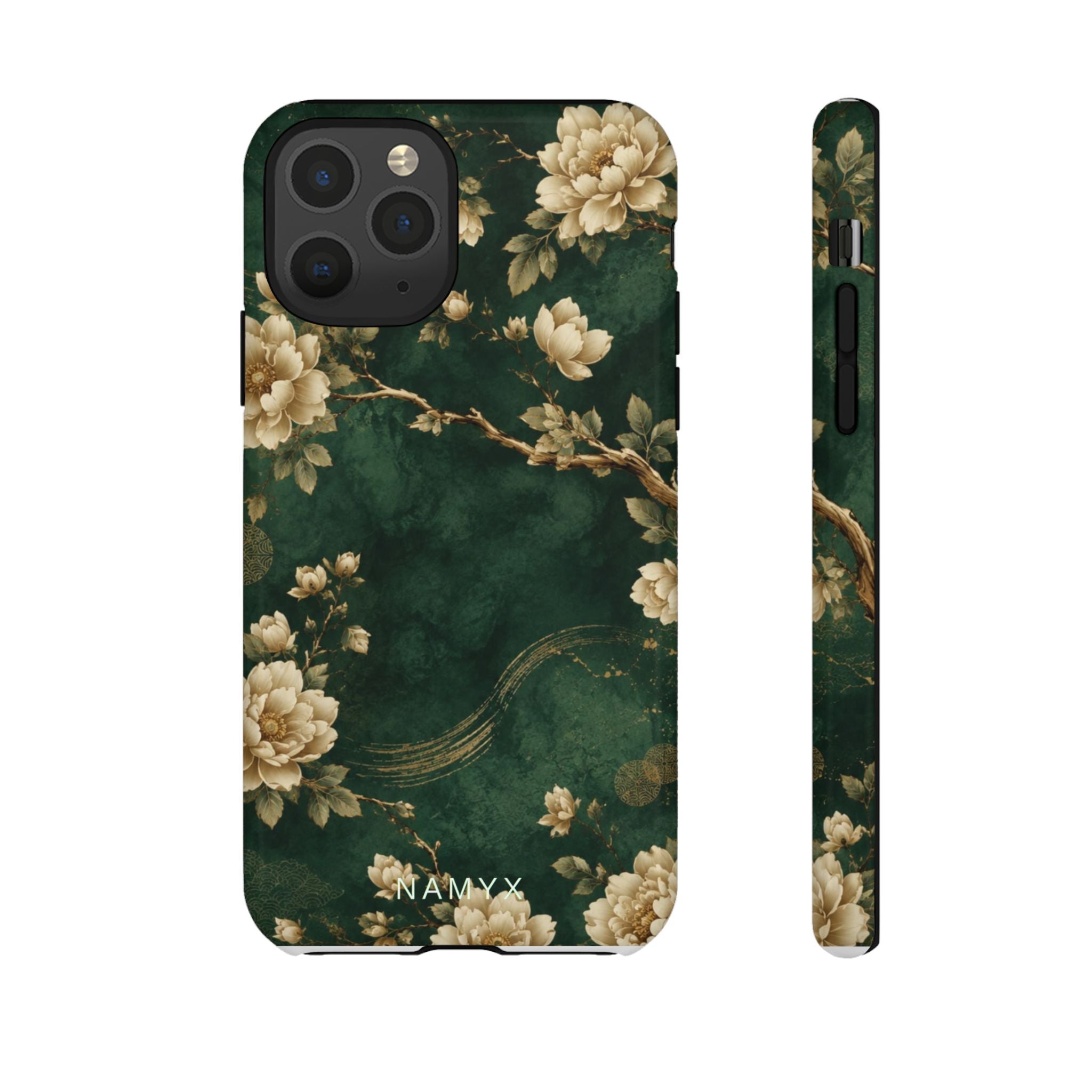 Floral Jade Tough Phone Case