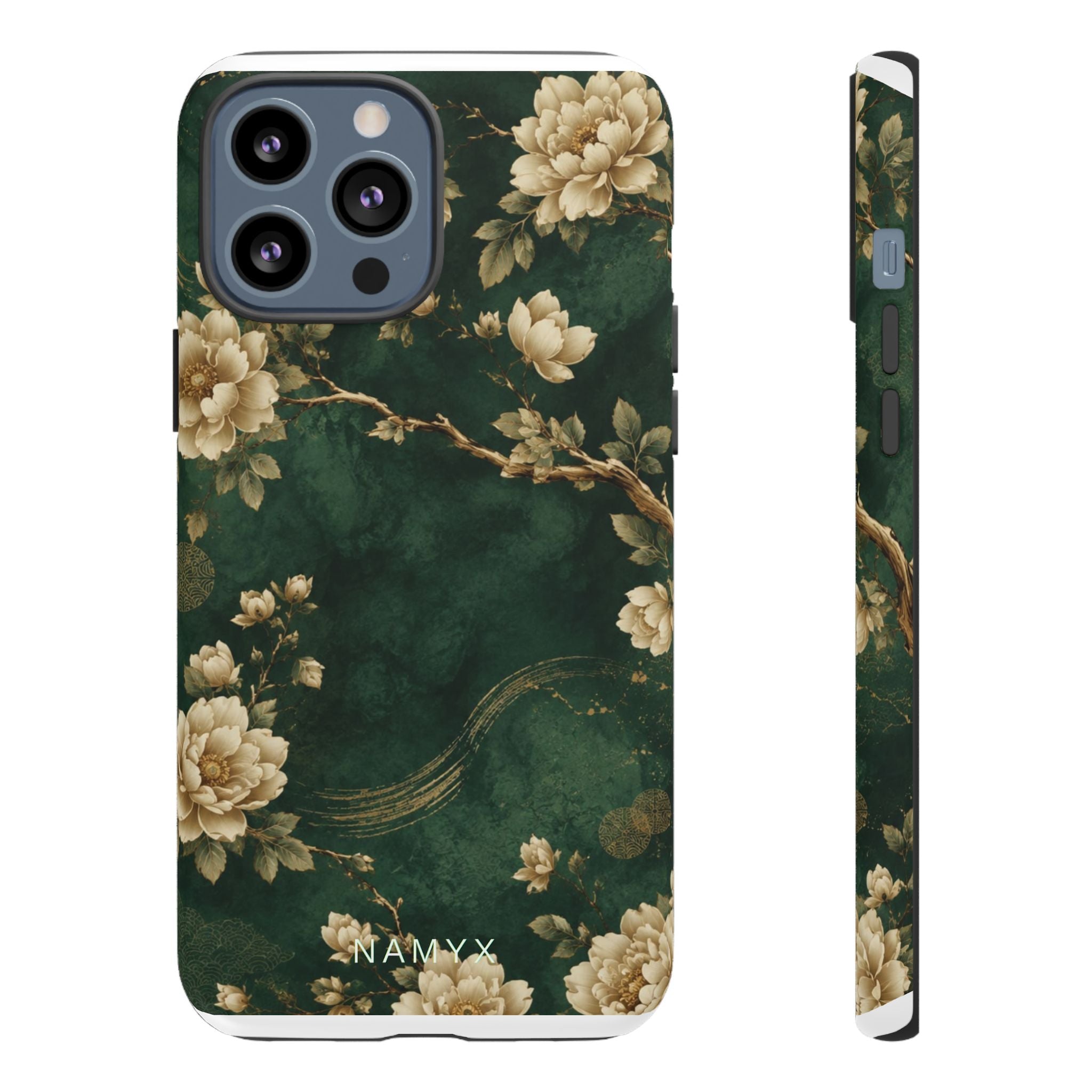 Floral Jade Tough Phone Case