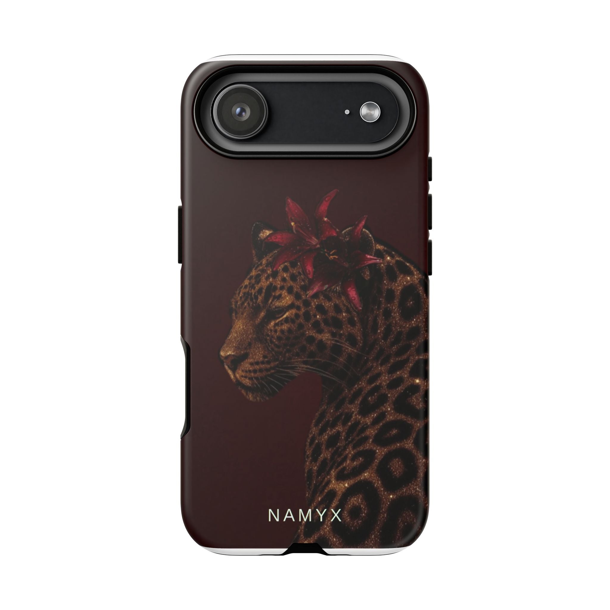 Leopard Floral Tough Phone Case