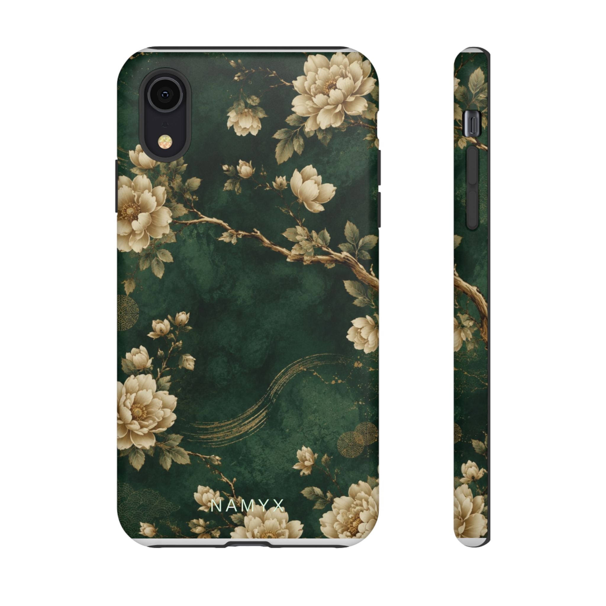 Floral Jade Tough Phone Case