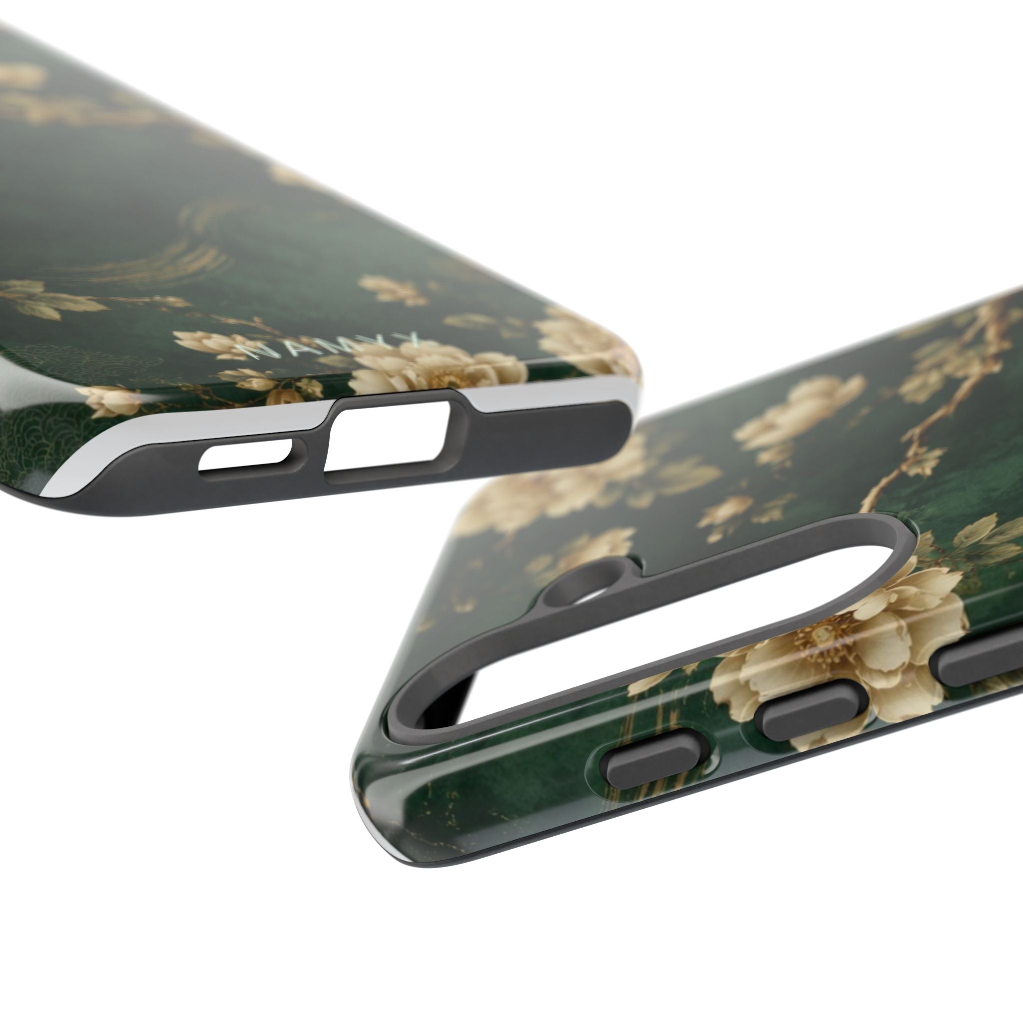 Floral Jade Tough Phone Case