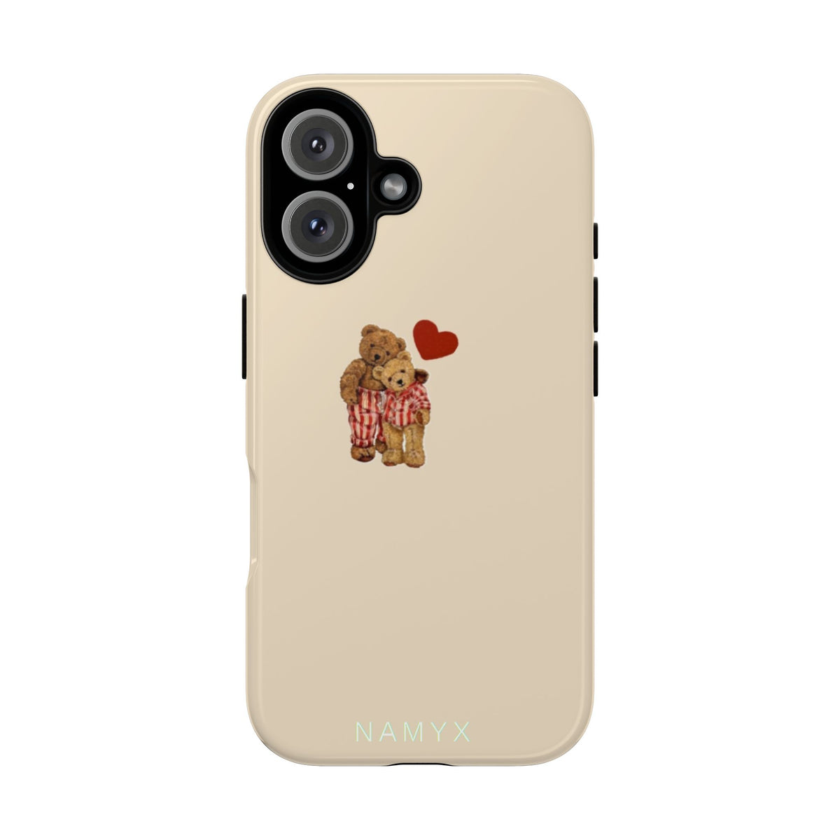 Teddy Heart Phone Case — Cute Vintage Plush Bear Protective iPhone Case