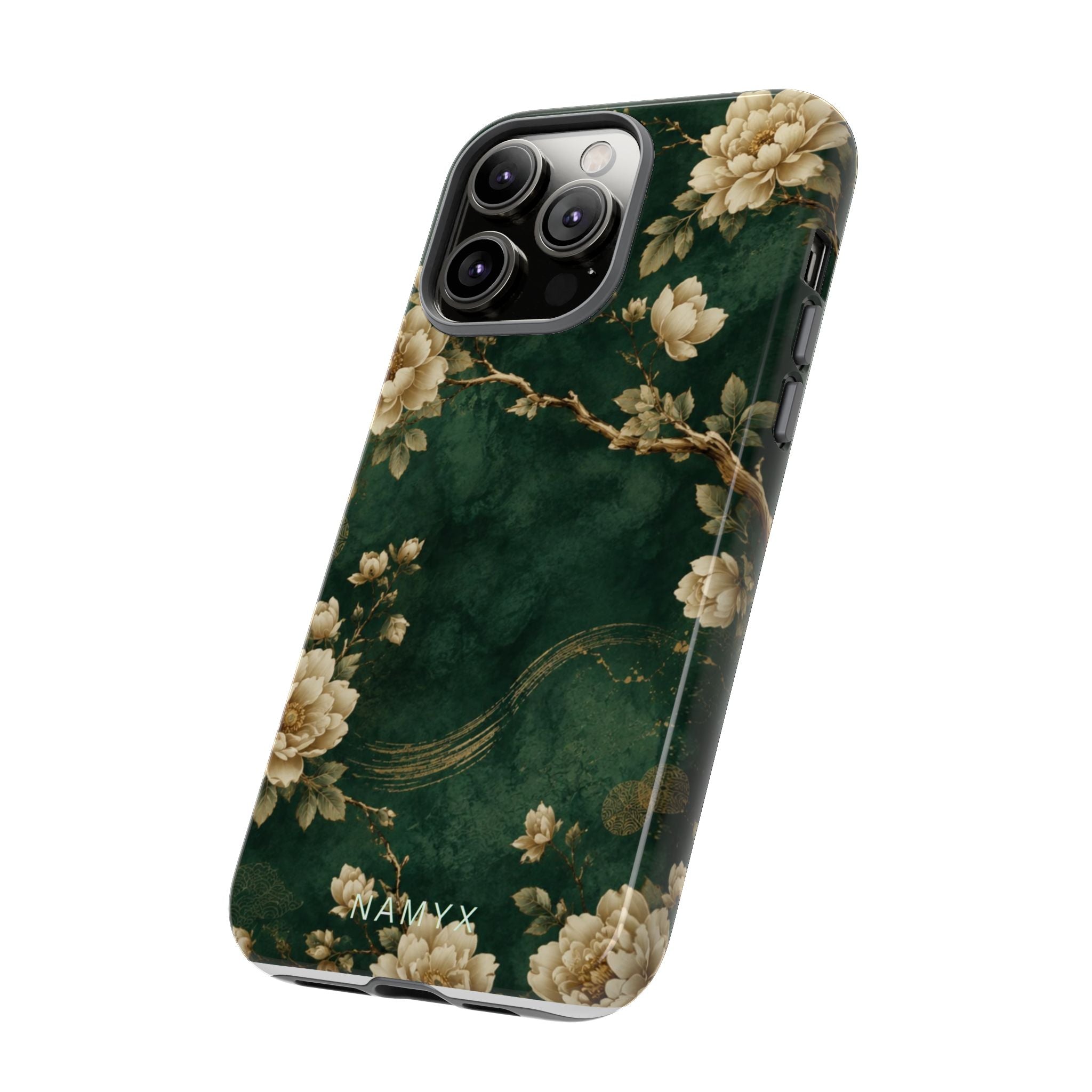 Floral Jade Tough Phone Case