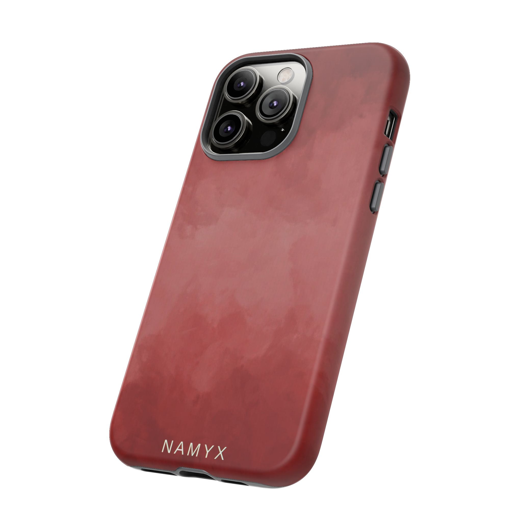 Red Watercolor Tough Phone Case — Durable Protective iPhone Cover