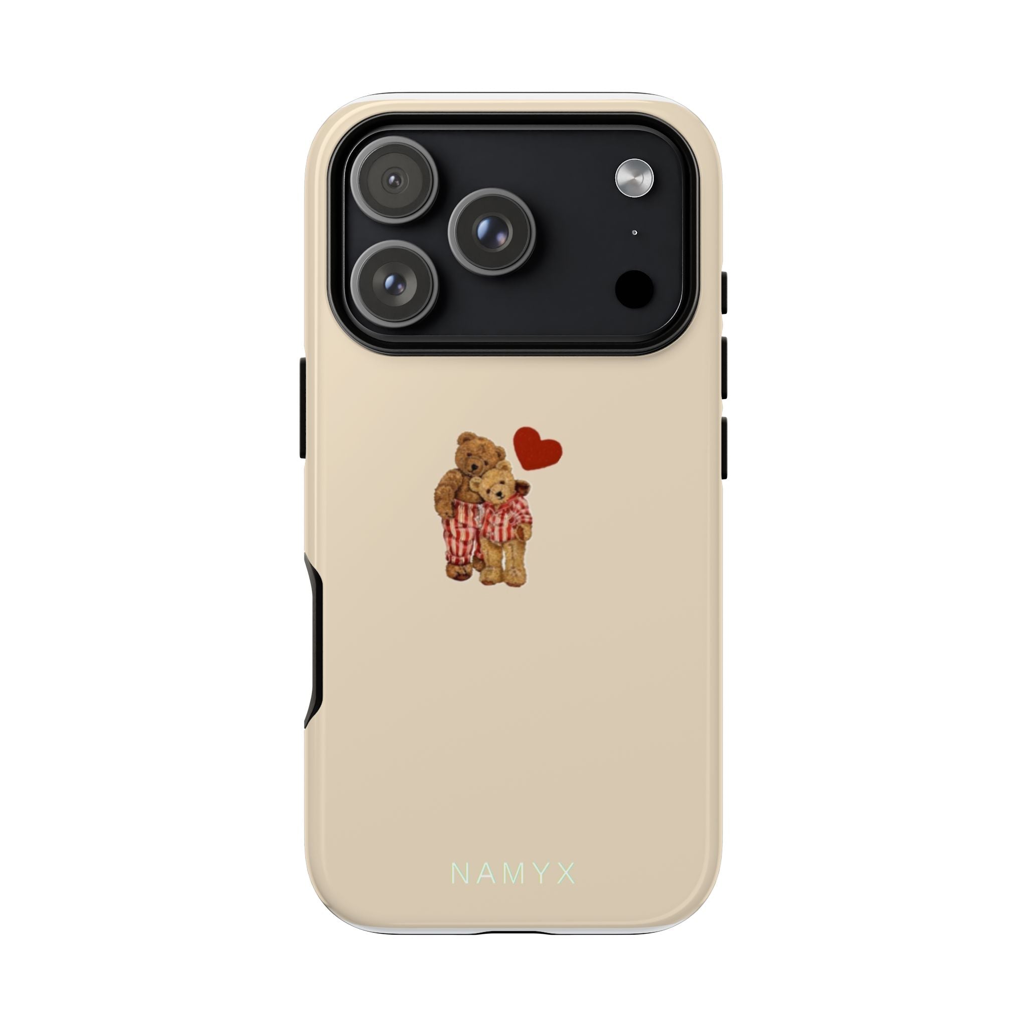 Teddy Heart Phone Case — Cute Vintage Plush Bear Protective iPhone Case