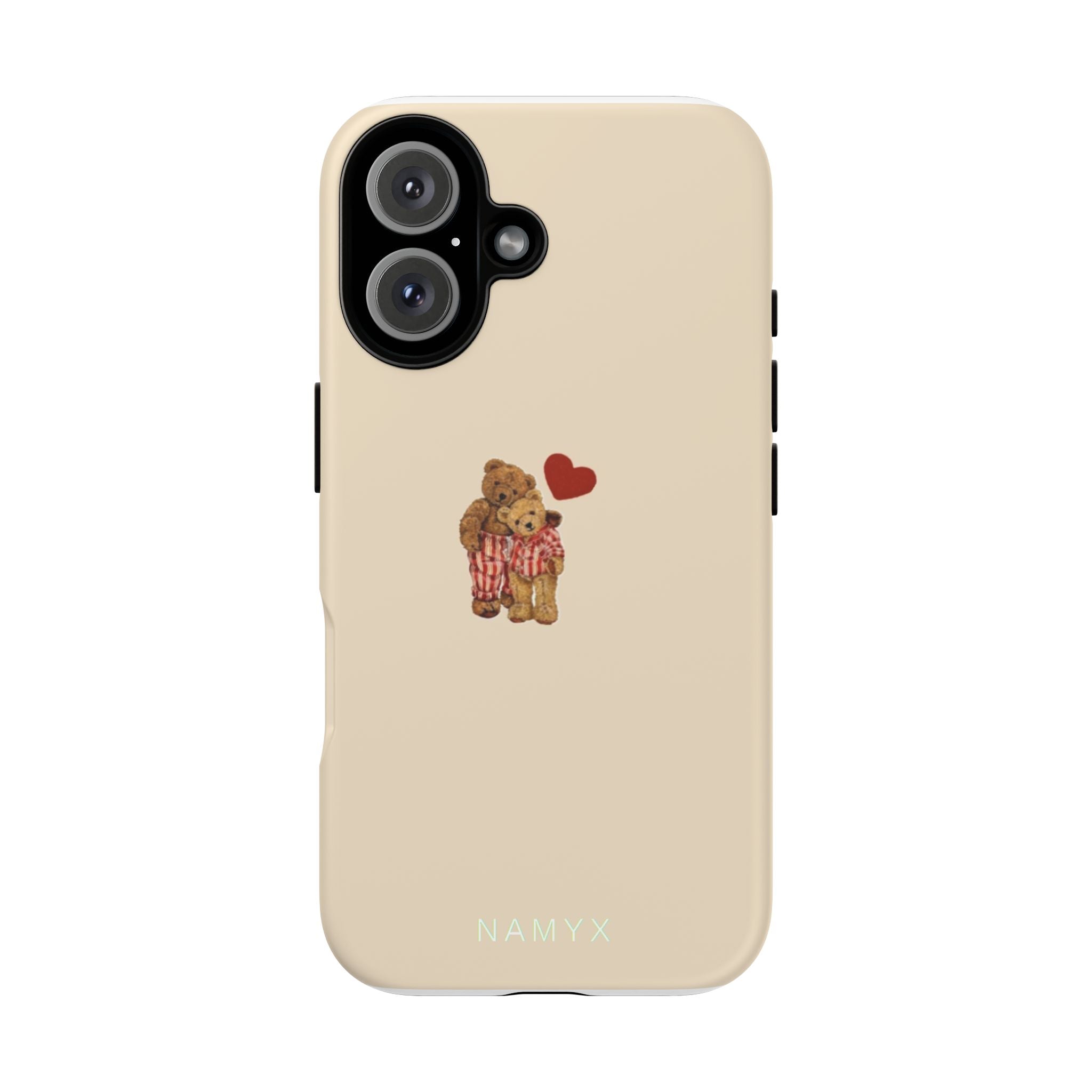 Teddy Heart Phone Case — Cute Vintage Plush Bear Protective iPhone Case