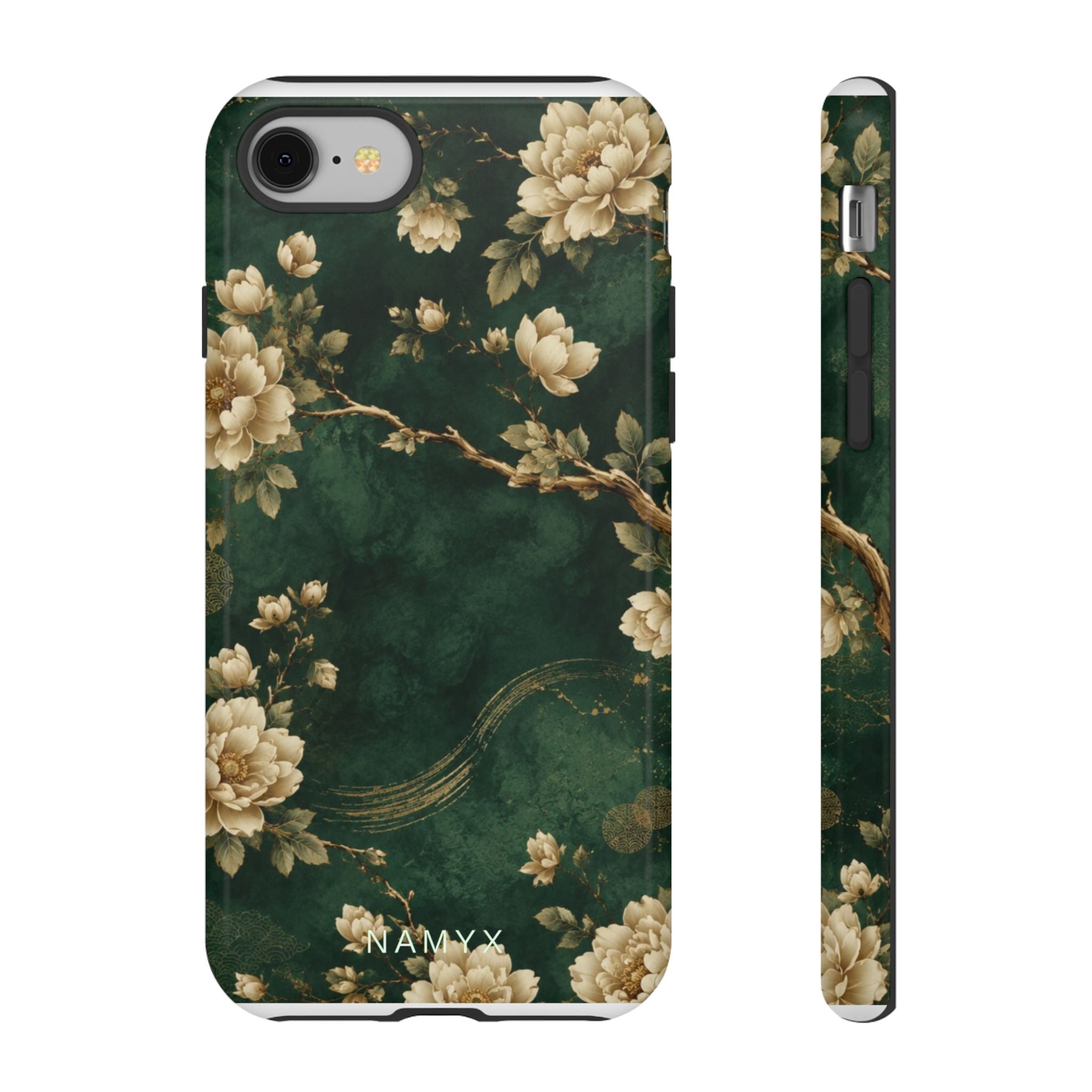 Floral Jade Tough Phone Case
